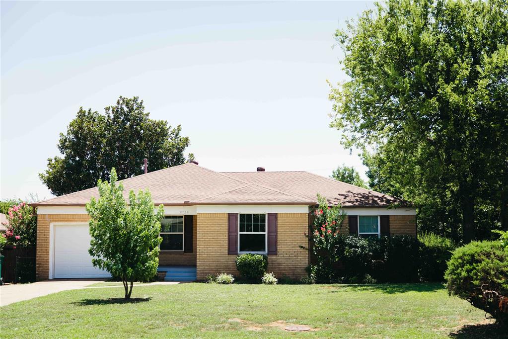 This charming home in Cleveland Schools is ready for your loving touch! 1,361 sq.ft. with 3 beds, 1.5 baths, single car garage, an incredible backyard with elevated deck for all of your entertaining and morning coffee. Recently painted interior, updated cabinets, countertops and backsplash in the kitchen, and original 1950's wood paneled room! Half bath with all of the character and the famous Mid-Century mint green tile. Beautiful wood flooring in the living room and bedrooms. Covered front porch for your Oklahoma storm watch. Upon entry, you're greeted with the living room, and designated dining area. Just beyond the dining area, your open kitchen with an abundance of natural light. Through the kitchen, original wood paneled room that will lead you down the hall to the other two bedrooms, and classic black + white tiled hall bath. In the hall, a built-in stationary desk to keep your calendar and maybe journaling needs. Mint green half bath located in the back bedroom closest to the backyard. Talk about original 50's charm! Schedule your private tour today!