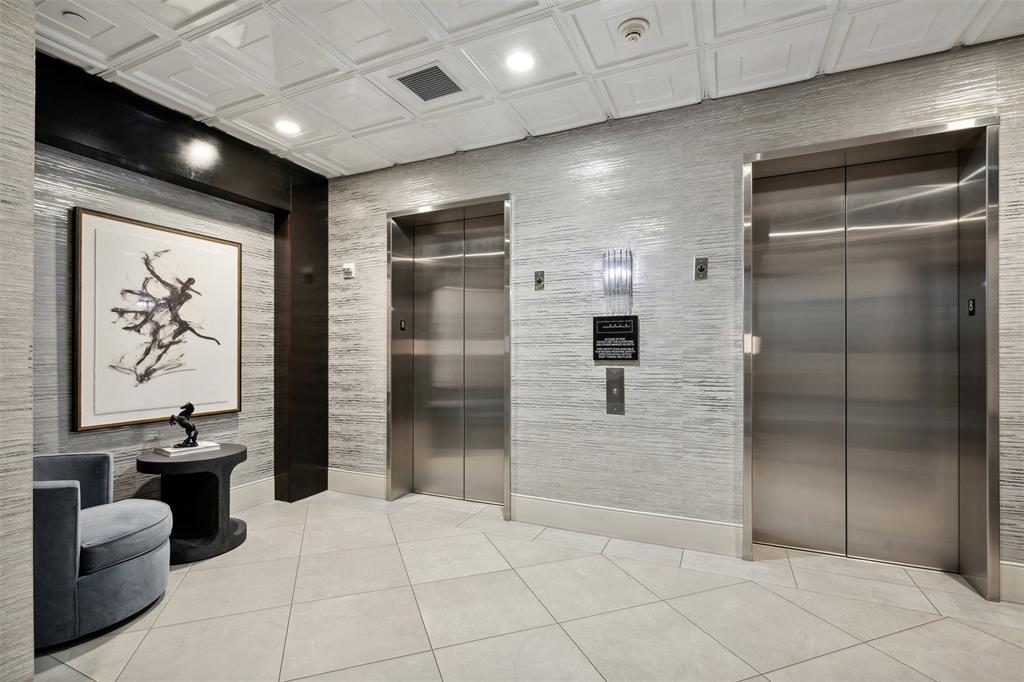 RARE CULTURAL DISTRICT LUXURY CONDO FOR LEASE! Penthouse Unit on the private residence floor is one-of-a-kind! #2812 is a stunning 3-bedroom, 3-bathroom condo that offers a rare blend of luxury, space, and urban convenience. Spanning nearly 2,500 square feet, this meticulously remodeled home is located on the private residence floor of the East Tower, providing access to a climate-controlled garage directly beneath the building with two deeded parking spaces and an additional space in the main garage. The expansive floor plan includes three full bedrooms, three bathrooms, an office area, two living rooms, a separate dining area, and a full laundry room. The main living space is bathed in natural light through oversized windows with electric shades and boasts soaring 18-foot ceilings, making it the perfect condo for entertaining. Rich bamboo floors, new baseboards, fresh paint, updated light fixtures, and brand-new HVAC units, water heater, and smoke detectors elevate the home’s modern elegance. The gourmet kitchen has been completely updated with leathered quartzite countertops, high-end Wolf appliances, and a show-stopping 400-bottle wine fridge. The kitchen is plumbed for gas- which is only a handful of units that have this upgrade! The primary suite offers a private retreat with plush new carpeting and UV-tinted windows for added comfort and privacy. The upstairs bonus room opens to a private rooftop deck, ideal for hosting or simply relaxing while taking in stunning views of the Cultural District and West 7th. This urban oasis is located in the heart of Fort Worth's vibrant Cultural District, close to shopping, dining, and entertainment. Don't miss the chance to own this rare gem offering unmatched luxury and exclusivity! MUST HAVE GREAT CREDIT and references.