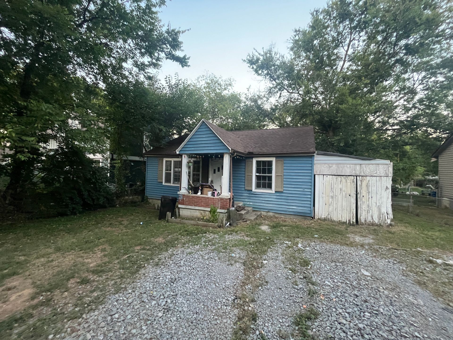 This 2-bedroom, 1-bath home offers an excellent opportunity for investors or buyers looking to renovate and sell or even purchase a cheap rental property. The property features solid bones and a functional layout, ready for updates and improvements. Located in a desirable area, this home provides the perfect foundation for your renovation vision. The layout currently has an extra bedroom so its set up as a 3 bedroom, the property has a large backyard and is in an up and coming area. Best for cash or hard money, property may or may not be approved for conventional funding
