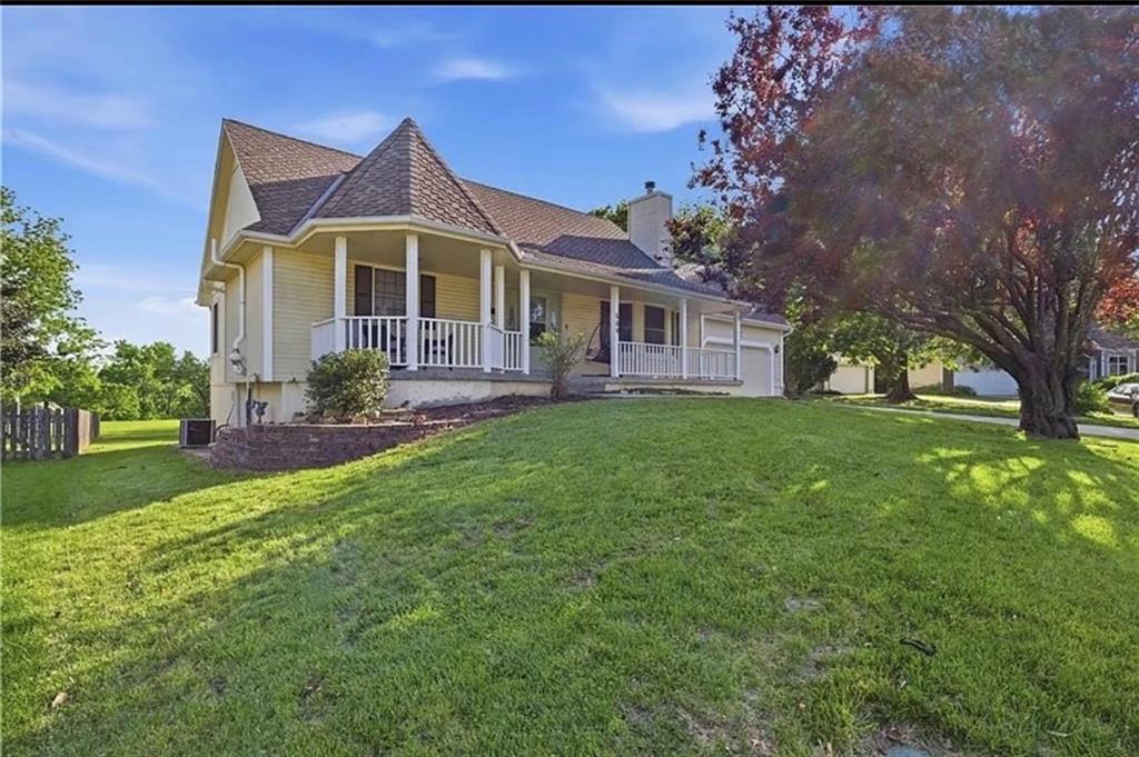 Seller Offering Interior Paint and Carpet Allowance. Space, flexibility, and opportunity all come together in this Lakewood home. With 5 bedrooms, 3.5 baths, multiple living areas, and a finished basement with a SECOND full kitchen, this home offers a layout that is increasingly hard to find at this price point in one of Lee’s Summit’s most established lifestyle communities. Fresh interior and exterior paint updates and additional cosmetic improvements are currently underway, giving the next owner the benefit of ongoing refreshes while still leaving room to build equity with their own finishing touches over time. The 2020 remodel brought major upgrades to the heart of the home, including quartz countertops, an oversized island, double ovens, gas cooktop, updated flooring, and an open, functional kitchen designed for real life and entertaining alike. The finished basement creates excellent flexibility for multi-generational living, extended guests, teens, a private work-from-home setup, or additional recreation space. The unfinished walk-in attic also offers future expansion potential for a 6th bedroom, office, gym, or bonus room. Outside, enjoy a large new deck, welcoming front porch, and a neighborhood known for more than just homes. Lakewood offers pools, lakes, trails, golf, tennis, playgrounds, and year-round community activities that make it feel like a lifestyle, not just an address. If you have been searching for a home with space, character, functionality, and long-term upside in a highly desirable community, this is one worth seeing in person.