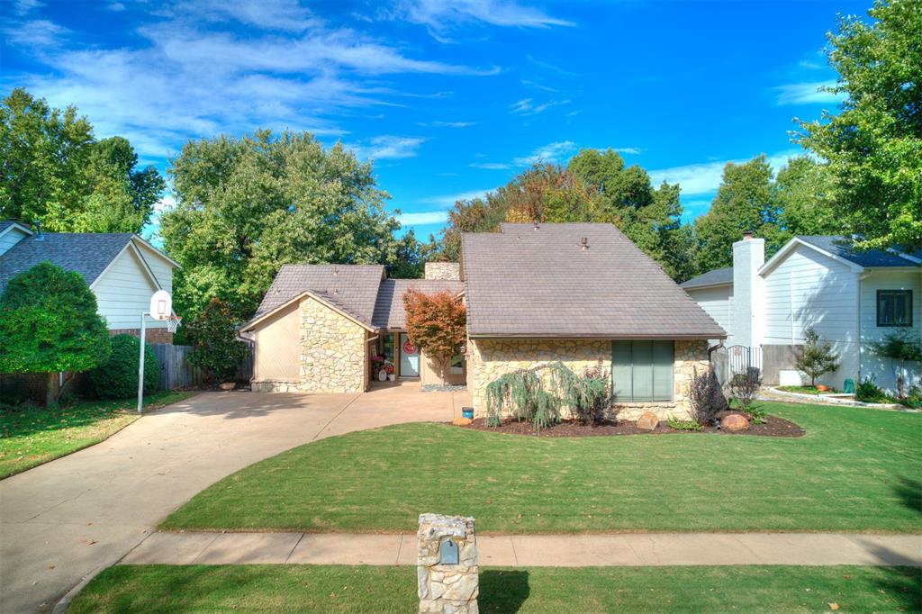Perfect Home, Perfect Neighborhood! Nestled peacefully in the gorgeous Brookhaven Addition, within the highly sought-after Norman School District, this 4-bedroom, 2.5-bathroom gem is truly one of a kind! Upon entry, you’ll fall head-over-heels in love with the charm and character that radiate throughout this property. The living area welcomes you home with a cozy stone fireplace, flanked by large windows offering breathtaking views of your very own backyard oasis. The kitchen is a true standout—complete with sleek GRANITE countertops, stainless steel appliances, tons of cabinet storage, a coffee bar, and an abundance of natural light! Enjoy meals in the sunny breakfast nook or host guests in the formal dining room—it’s perfect for any occasion. The primary suite is located on the main floor, quietly tucked away, featuring a spacious layout and a luxurious en-suite bath with double vanities, a walk-in shower, and a generously sized walk-in closet. Upstairs, you’ll find three additional bedrooms, a full bathroom, and plenty of storage—ideal for families, guests, or home office needs. Stepping outside is like entering a dream… You’ll discover a sparkling IN-GROUND POOL (with diving board), an expansive patio, and a large, tree-shaded yard—providing the perfect backdrop for relaxation or entertaining. Whether you're hosting a summer BBQ or enjoying a quiet evening under the stars, this space truly has it all. Additional highlights include, NEW Class 4 impact-resistant synthetic slate roof (2021) — a major upgrade that could lower your insurance premiums, 2-car garage with STORM SHELTER, sprinkler system, & so much more! Just a short walk away, Brookhaven Park offers playgrounds, picnic areas, basketball courts, and baseball & soccer fields. And if all that weren’t enough—this beautiful property is located in the heart of Norman, only minutes from premier shopping, dining, and highway access. Don’t miss the opportunity to make this one yours—schedule your showing today!