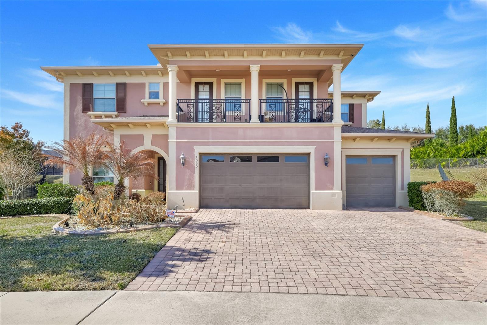 Under contract-accepting backup offers. Welcome to 4080 Longbow Ct, nestled on a quiet cul-de-sac in the most sought out in Clermont, Hunter's Run. This inviting residence offers the perfect blend of comfort, space, and Florida lifestyle living. Step inside to discover an open and airy floor plan filled with natural light, featuring spacious living and dining areas ideal for both everyday living and entertaining. An office with French doors for privacy while working. The well-appointed kitchen boasts ample cabinetry, generous counter space, and a functional layout that makes meal prep effortless.The primary suite, located on the first floor provides a relaxing retreat with a private en-suite bath and plenty of closet space. Additional bedrooms are generously sized, offering flexibility for family, guests, or a home office. Enjoy outdoor living in the private backyard with screened lanai and pool—perfect for weekend barbecues, gardening, or simply soaking up the Florida sunshine. Located just minutes from shopping, dining, top-rated schools, and major roadways, this home combines peaceful neighborhood charm with everyday convenience. Don’t miss the opportunity to own in one of Clermont’s desirable communities!