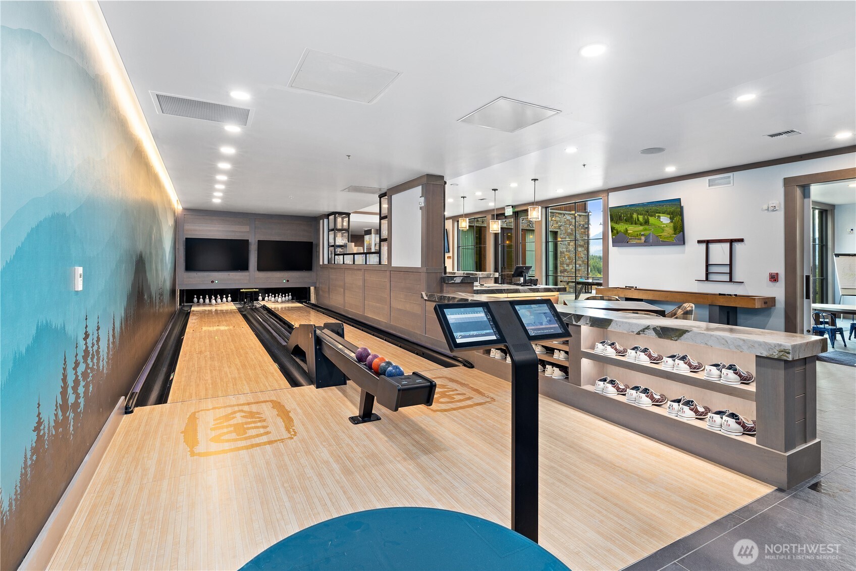 Duck pin bowling.