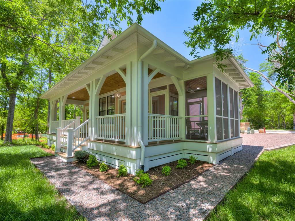 Dolly's Den is one of the last three cottages Urban Nest Homes has left for sale, and she's NOT one to miss! An ode to Dolly herself, this pretty-in-pink cottage is tucked away on a quiet cul-de-sac in the gated Selah community just south of Norman. Currently operating as a short-term rental, it has been a fan favorite!Whether you're looking for a full-time home, investment property, or a blend of the two, Dolly's Den offers plenty of flexibility. Furniture is negotiable with the sale, making it even easier to continue operating as a rental or to move on in.The cottage features a primary bedroom/bathroom downstairs, two additional bedrooms upstairs, a full bathroom, and a cozy nook with a twin-sized bed for extra sleeping space. The kitchen features Café appliances, while the inviting living area and thoughtfully designed layout make the most of cottage living. The outdoor spaces offer even more room to relax. Enjoy the front porch or unwind on the screened-in side porch, perfect for taking in the surroundings without worrying about the Oklahoma bugs!The cottage area at Selah offers a unique mix of full-time residents, short-term rentals, and long-term rentals, all tucked into a beautifully maintained community.The neighborhood sells itself, with Pryor's Pizza Kitchen, local shops, places to grab a drink, animals, and community events just minutes from your front door. And all of this while being approximately 10 miles from OU!Curious about Dolly's Den's history as a short-term rental? Check out our Airbnb reviews! Reach out with any questions!