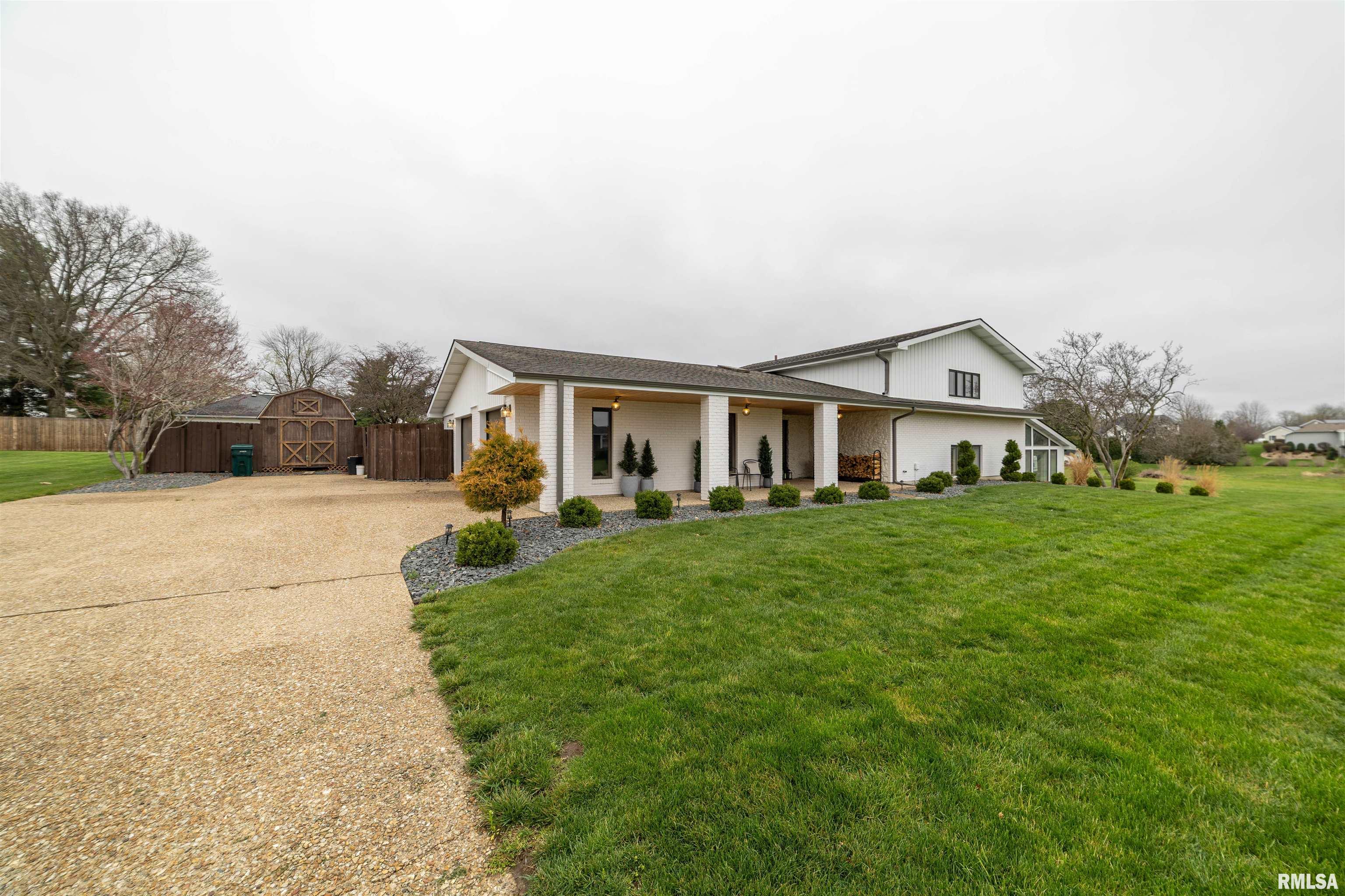 Sprawling tri-level home offering over 3,000 sq ft of finished living space, perfectly positioned on a cul-de-sac and sitting on more than a half-acre lot. Numerous updates within the last couple of years include kitchen, flooring, siding, gutters, and refreshed landscaping—giving this home a clean, move-in-ready feel. Inside, you’ll find a unique blend of comfort and functionality featuring a wood-burning fireplace, relaxing sauna, and a large sunroom filled with natural light. The layout provides multiple living areas ideal for everyday living or hosting guests. Step outside to enjoy a covered front porch along with an expansive patio and deck, creating endless opportunities for entertaining or unwinding in your own private setting. Complete with a 2-car garage and a setting that offers both space and privacy, this property delivers the lifestyle buyers are searching for.
