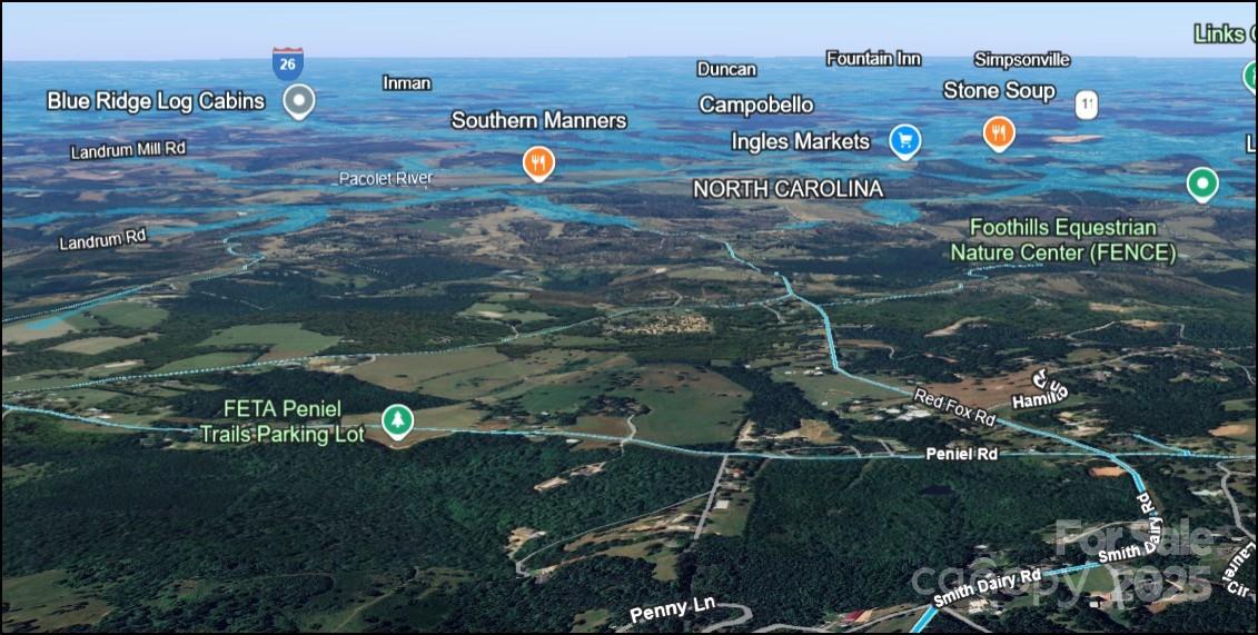 Incredible opportunity to purchase 5 flat, usable acres in a prime Polk County location—just minutes to Columbus with easy access to I-26 & Hwy 74. Positioned near Red Fox & Smith Dairy Rd, this land is ideal for residential, agricultural, or small-scale development. Surrounded by beautiful homes, horse properties, and scenic countryside. This parcel is part of a larger offering and must be sold in conjunction with other MLS #, which is a 3± acre income-producing Mobile Home Park with 5 park-owned homes, 2 rented lots, and room to expand. Together, this full 8± acre package presents a rare investment with immediate cash flow and long-term development potential. Keep the income, expand the park, or reimagine the property entirely. Properties like this with flexibility, location, and upside are hard to find. Sale of either parcel is contingent upon sale of the other. Call or text for more info or to tour.