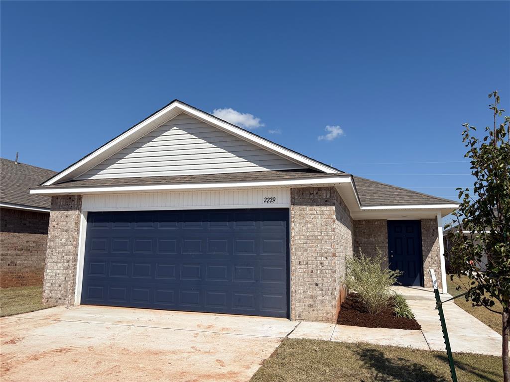 Conveniently located in the sought-after Moore School District, with the elementary school just a 5-minute drive away! Enjoy quick access to Tinker Air Force Base in under 10 minutes and Boeing in less than 5—everything you need is right at your fingertips. The Brady floorplan features a spacious open-concept design, with a large island overlooking the living area—perfect for entertaining. Storage is abundant with an oversized pantry and two additional linen/coat closets. Plus, this home backs up to the neighborhood playground for added convenience and fun! Designed with modern living in mind, this home includes EV chargers for your electric vehicle and a luxurious walk-in shower in the master bathroom, offering both comfort and functionality. Built to a higher standard, our homes feature top-tier materials and construction, including blown-in insulation, Tyvek wrap, tornado anchor bolts and straps, freeze-proof spigots, and durable Uponor PEX piping. Every home comes equipped with premium features like tankless water heaters and high-performance insulation for year-round energy savings and peace of mind. Outside, you'll enjoy fully sodded yards and professional landscaping that enhances curb appeal. As a local, family-owned builder with deep Oklahoma roots since 1981, we’re committed to quality craftsmanship and energy-efficient design that saves you money month after month. Don’t wait—schedule your showing today and take the first step toward owning your dream home.