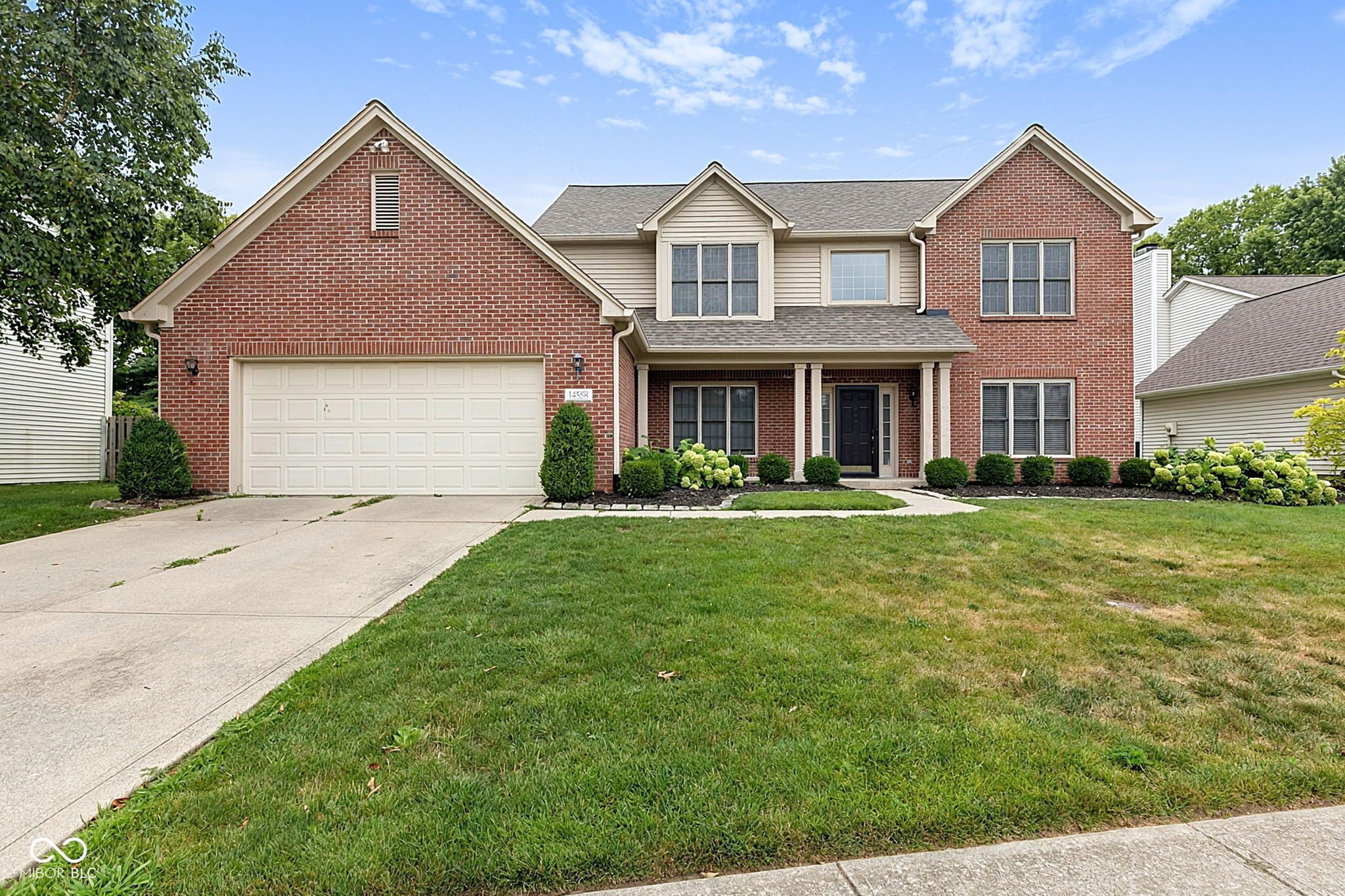 Offering one of the largest floor plans currently available in the neighborhood, this beautifully updated traditional home features 2,484 square feet of thoughtfully designed living space. Freshly painted throughout, this move-in-ready home is filled with stylish updates. The spacious kitchen shines with brand-new stainless steel appliances, new countertop, and sink. New carpet throughout the home adds warmth and comfort, and new ceiling fans provide a fresh, modern touch. The primary bedroom features an ensuite bathroom designed for relaxation with a jetted soaking tub and double vanity as well as a large walk-in closet. In addition to the spacious primary suite, the home offers three other generously sized bedrooms, providing plenty of space for family, guests, or a home office. Outside, enjoy a freshly landscaped yard, a welcoming front porch, and privacy ideal for entertaining or simply unwinding. With extensive cosmetic updates already completed, this exceptional Carmel home is truly move-in ready.