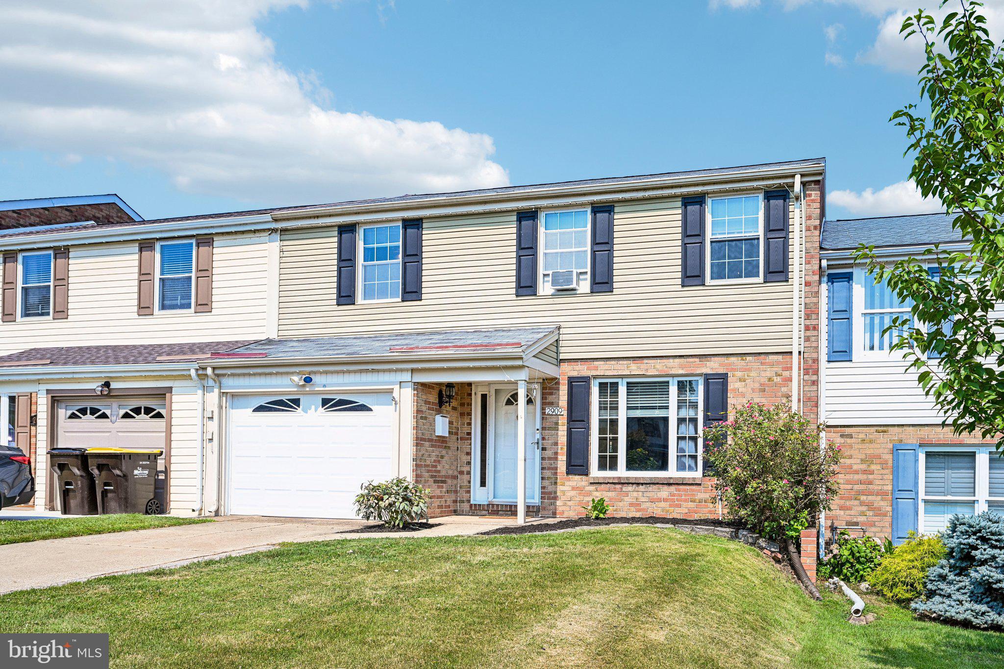 Welcome to this beautifully maintained townhouse in the highly sought after community of Neshaminy Valley! A charming covered front porch welcomes you into a bright, open-concept floor plan designed for comfortable everyday living and effortless entertaining. The spacious living room, filled with natural light from a large front window, flows seamlessly into the dining area and the stunning remodeled eat-in kitchen. The kitchen is sure to impress with Quartz countertops, new stainless steel appliances, a breakfast bar, pantry, and abundant cabinet and counter space. Just off the dining area, a versatile flex room offers endless possibilities as a home office, playroom, family room, or additional living space. A door provides access to a large covered patio overlooking the flat, fully fenced private backyard—perfect for outdoor dining, relaxing, or play. A convenient half bath and a dedicated laundry room with access to the one-car garage complete the main level. Upstairs, you'll find three generously sized bedrooms, including the spacious primary suite featuring large windows, a walk-in closet, and a private vanity area with direct access to the beautifully updated full hall bathroom. Two additional bedrooms share access to the hall bath. Additional updates include a replaced hot water heater, central air conditioning unit, and gas heater, offering added peace of mind. Ideally located just a short distance from the local elementary school and close to a wide variety of shopping, dining, and everyday conveniences, with easy access to major highways, this home offers the perfect combination of comfort, style, and location. Mortgage savings may be available for buyers of this listing.
