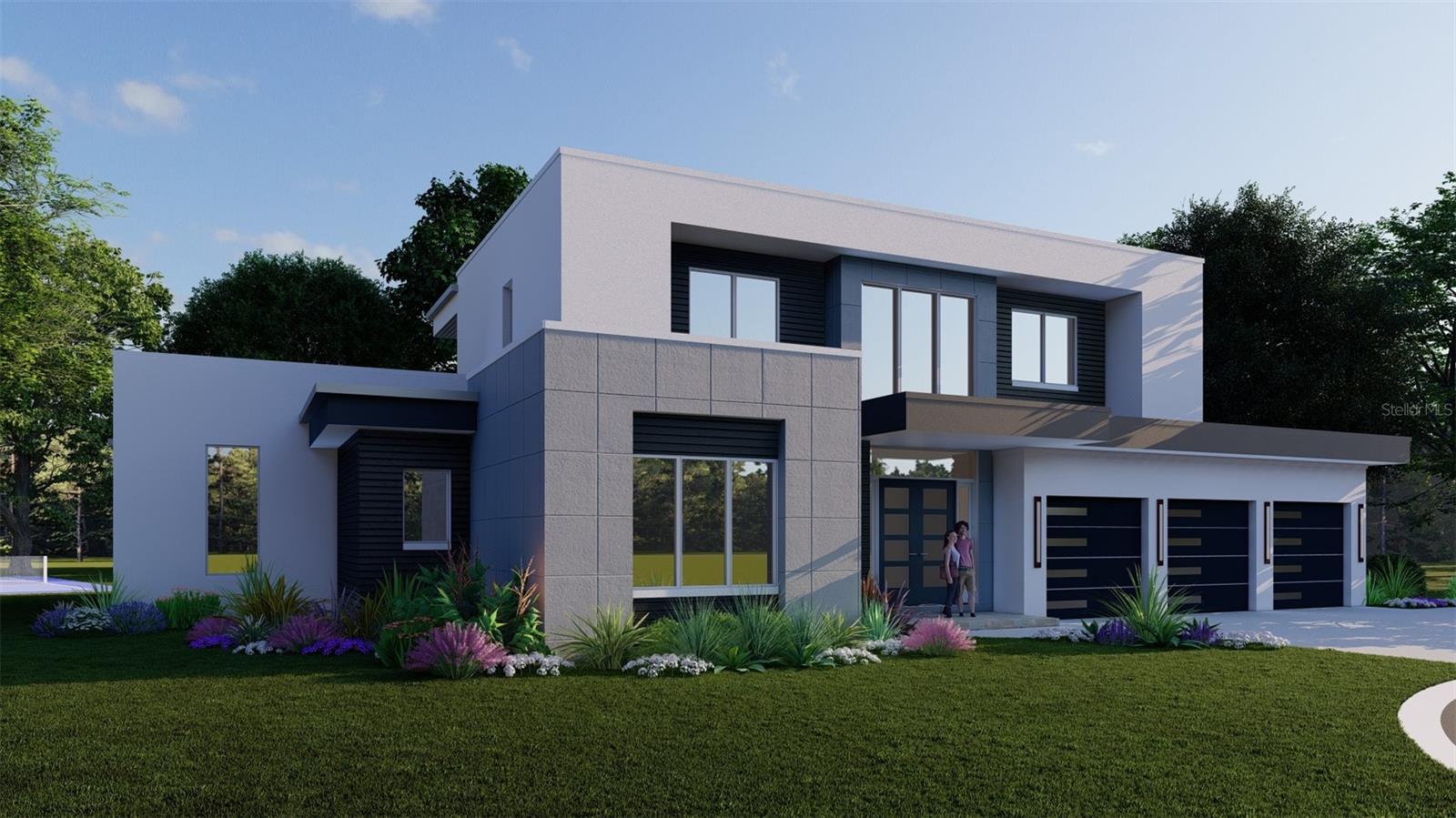 Pre-Construction. To be built. New Custom Two-Story luxury, modern home build opportunity in Laureate Park, Lake Nona featuring a private pool and sports court. Located just steps away from Laureate Park Elementary and Nona Adventure Park built by award-winning builder DeVoe Custom Homes. This modern designed custom home features the most outstanding quality finishes you'll find in all of Laureate Park, with a superior layout that takes in all the beauty of all that Laureate Park has to offer! Starting with the convenience of a downstairs master retreat tucked away for optimal privacy, the master bedroom features two large walk-in closets with built-in shelving, a spa-inspired sleek bathroom showcasing double sinks, a freestanding soaking tub, and walk in shower with a glass enclosure. All four bedrooms in this home are en-suites and will feature hardwood flooring or gorgeous porcelain tile. Arriving at the second level, the open floor plan draws your eye to the hardwood floors looking out to the expansive and elevated views of the 2-story family room. The upstairs loft area offers the option of being converted into an ensuite. The chef's kitchen features imported, European modern cabinetry and Thermador appliances including a 36" built-in refrigerator/freezer, induction cooktop, double ovens, microwave, & dishwasher all tucked away with a quartz countertop island with prep sink and walk in pantry. This showpiece of a home will stand the test of time with its high-end finishes and highly functional floor plan including three en-suites on the second level with plenty of closet space. Entertainers will love this home complete with oversized family room on both levels allowing more privacy to the first-floor master suite. 
This property is located close to a number of popular locations, including Nemours Hospital, UCF Medical School, Boxi Park, Nona Adventure, Canvas restaurant, and supermarkets. It is also near to Lake Nona Town Center. Everything is at one location at this posh community.
One or more photos have been virtually staged and are an artists' interpretation of the product, actual custom home may differ. Floorplans included features, and customization options available upon request. Inquire today!