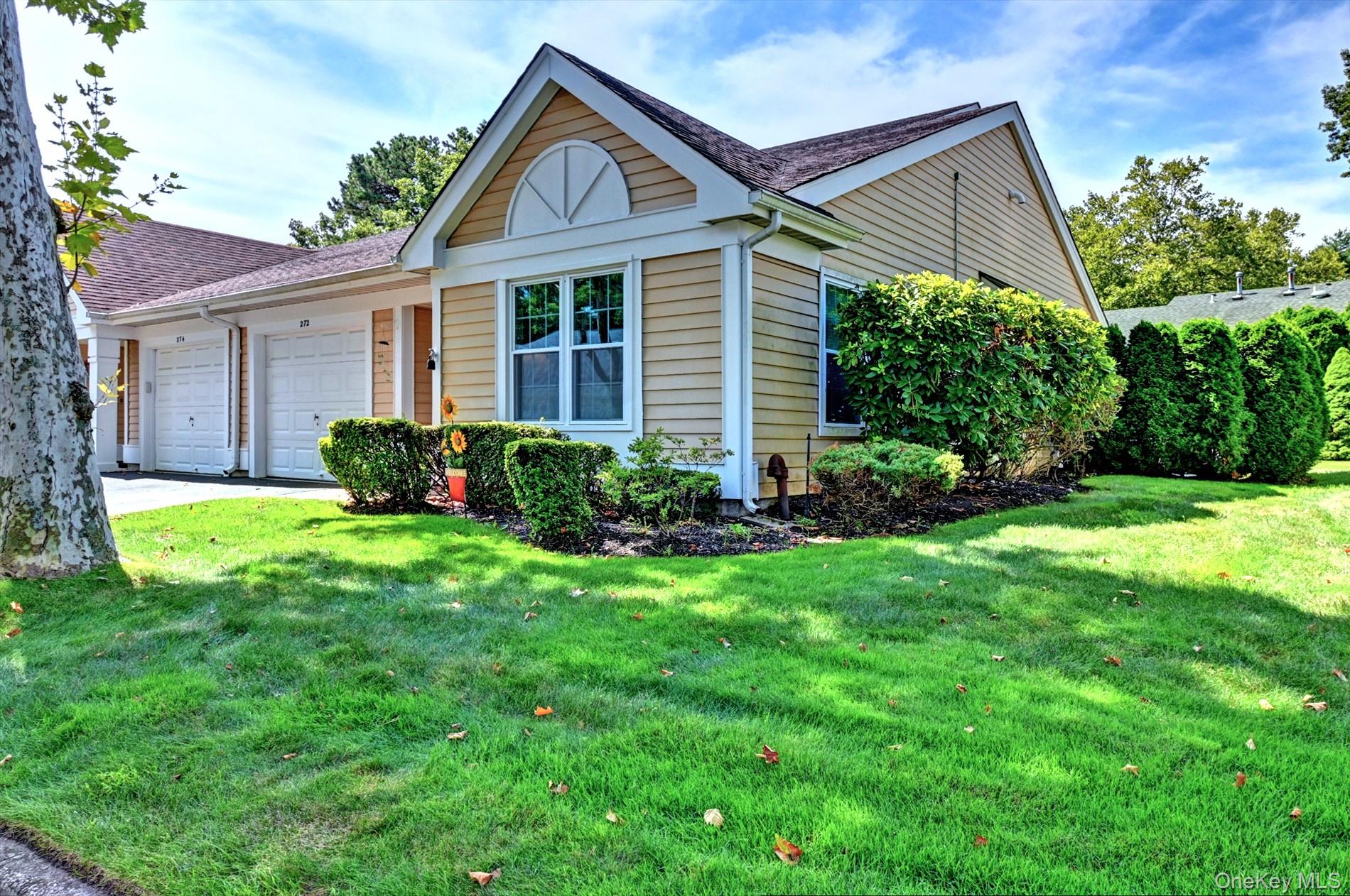 Enjoy your Retirement in the Desirable Leisure Glen Development that is Close to All.  It is an active 55+ gated community with 24-hour security, offering a vibrant social lifestyle.  This Well Maintained Warwick Model is Abundant with Natural Light.  Walk in to the Living Room with Cathedral Ceiling, Open to the Dining Room and Beautiful Laminate Floors.  The Updated Kitchen (2019) has Lots of Antique White Cabinets, Updated Countertops, Decorative Backsplash and Stainless Steel Appliances.  Adjacent to the Kitchen are Matching Cabinets and Counter Space for Additional Storage.  Newer Windows and Storm Doors make this Home More Energy Efficient.  The Primary Bedroom is Large Enough to fit a King Size Bedroom Set and has a Spacious Walk in Closet.  The Primary Bath has a Walk in Shower, Generous Vanity Space and Dressing Table.  The Home is Comfortably Heated with Natural Gas and Cooled with Central A/C.   Outdoors, Enjoy a Large Paved Patio Surrounded by Trees and Shrubs that Enhance Privacy.  An Attic with Pull-Down Stairs above the Garage Provides Generous and Convenient Storage.  Amenities include the Clubhouse with lots of Activities, a Community Pool with Hot Tub Spa, Library, Fitness, Card and Billiard Rooms.  Also, Tennis, Pickleball, Bocce and Shuffle Board Courts Plus the Paseo Walking Trail and More.  The HOA covers Lawn Care, Snow and Leaf removal, common Grounds, the Roof, and the asphalt Driveway: no Mowing, no Shoveling, and low Exterior Maintenance, allowing you More Time to Relax & Just Enjoy Life!