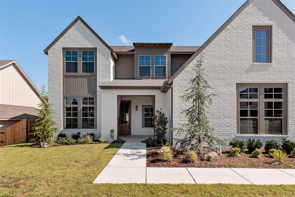 Popular Arroyo floor plan with butler's pantry in one of East Edmond's most charming neighborhoods. Built by award winning build + design team this home features finishes you would typically only find in a custom home.  New construction with nothing cookie cutter-you get the best of both worlds! The kitchen features a dream butler's pantry and a separate food pantry so you have plenty of storage and space for hosting. Laundry on both floors- The primary closet has a stackable washer/dryer hookup and the upstairs features the full sized laundry room. Large mudroom off the garage entry with locker storage to hide all the unsightly backpacks. One of the favorite features of this plan is the side screened in courtyard with a fireplace- providing indoor/outdoor living right off the living room. This home is just 1.5 miles from I-35 and all the new development at Covell. Skip the wait of a custom build, this home is already perfectly designed and waiting for you!