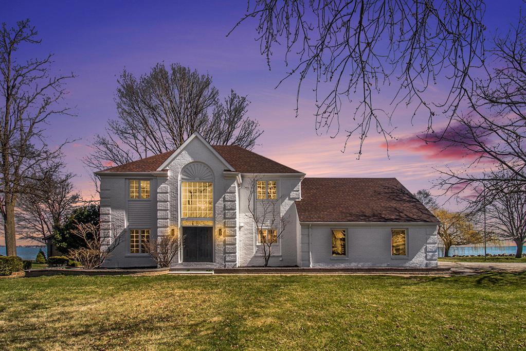 Every detail of this stunning residence has been curated for those who appreciate fine craftsmanship & the beauty of lakefront living. This is more than a home it's a lifestyle of luxury, privacy & elevated design. Offering nearly 180 feet of private Lake Erie shoreline on a peaceful cul-de-sac w/no thru traffic.This fully renovated 4-bed/4-bath home spans over 2,600 sqft of luxurious living space, thoughtfully designed for comfort & style/sophistication. The heart of the home offers a brand new gourmet kitchen, complete w/quartz countertops, custom cabinetry, premium SS appliances & floor-to-ceiling windows framing a breathtaking lake view. 2nd flr boasts a true primary suite & stunning en-suite bath w/European soaking tub & massive closet & 2nd floor 8'x30' patio w/stunning views.