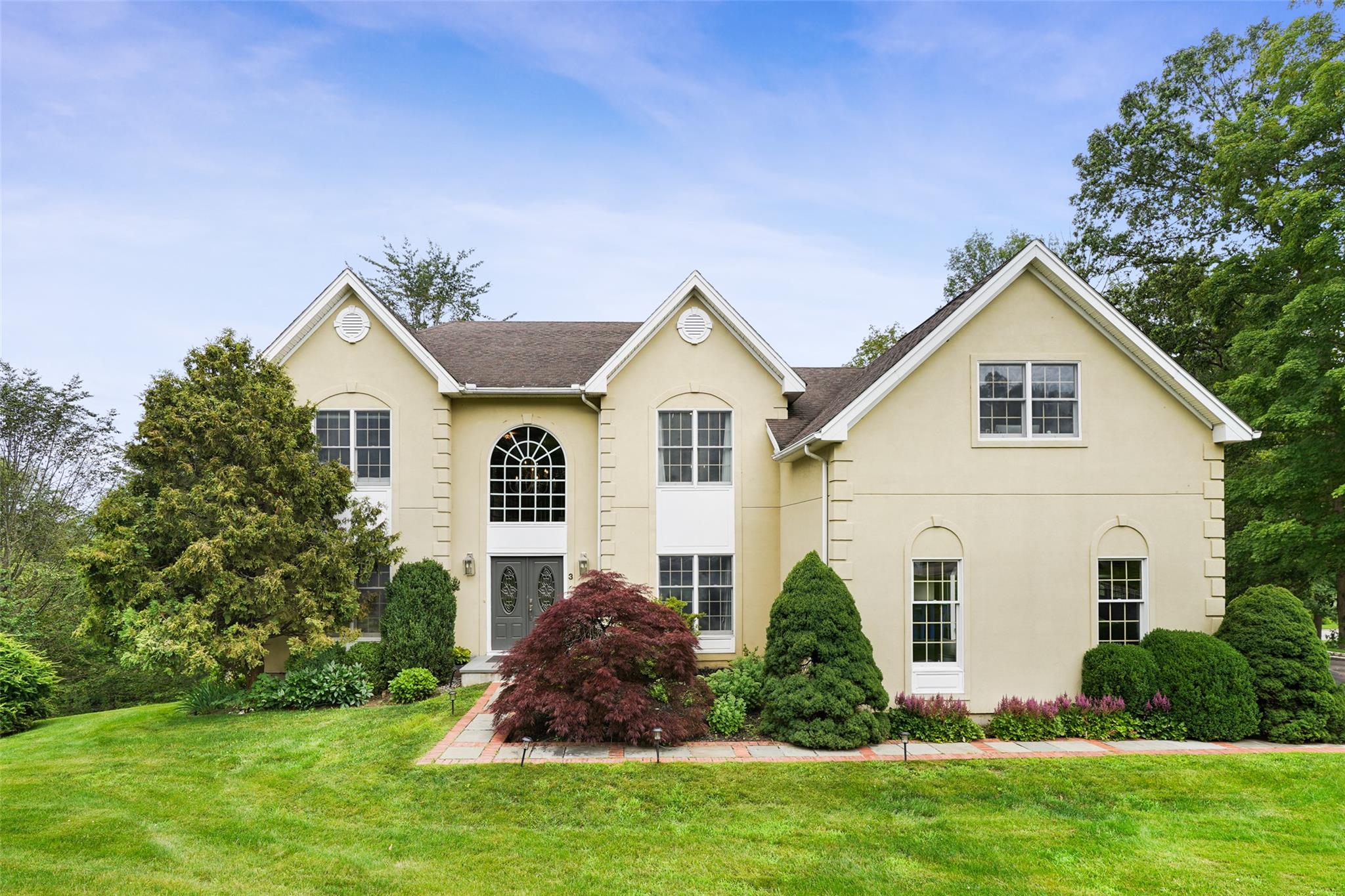 Discover comfort, space, and style in this beautifully appointed 4-bedroom, 2.5-bath home in the sought-after Salem Chase neighborhood. A grand two-story foyer and soaring 9-foot ceilings create an airy, welcoming atmosphere throughout. The spacious layout includes a bright eat-in kitchen that opens to a large deck, ideal for outdoor dining and grilling, and a vaulted ceiling family room with a cozy fireplace. The main level also features a generous living room, formal dining room, laundry and mudroom, and a half bath. A dedicated study or home office adds flexibility for modern living.
     Upstairs, the expansive primary suite offers a peaceful retreat with a private den or office, dual walk-in closets, and a separate dressing area. Three additional bedrooms and a full hall bath complete the second floor. The fully finished lower level includes a walkout to the large backyard, providing even more space for recreation and relaxation.
     Salem Chase offers a convenient location close to the train and major highways, along with a community pool, tennis courts, and abundant open space. Underground utilities preserve a clean, uncluttered look throughout the neighborhood.
     This exceptional home combines comfort and convenience in a vibrant, well-maintained community—truly a place to love where you live.