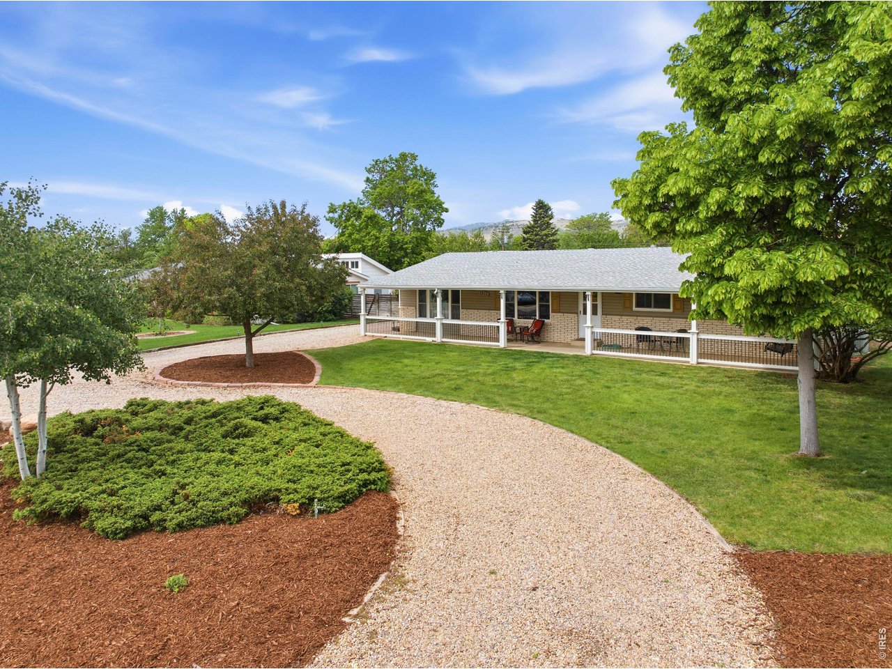 **Sunday open house canceled, property is under contract** Rare opportunity to own a private slice of in town paradise-while enjoying the benefits of being outside city limits (unincorporated). Situated on an expansive 0.6-acre lot, this beautifully maintained 3-bedroom, 2-bath ranch-style home offers the perfect blend of comfort, functionality, and lifestyle. A standout feature of the property is the impressive 1,600 sq ft detached shop, fully insulated, plumbed, complete with heat, 220V power, and ample space for hobbies, storage, projects, or recreational vehicles. In addition, the property includes a detached 3-car garage with an attached 366 sq ft office/rec/man cave with a wet bar and large 3/4 bath. Inside, the home features an inviting open-concept layout highlighted by a striking exposed wood beam, natural hardwood flooring throughout, and a spacious kitchen island designed for effortless entertaining. For outdoor enthusiasts and those who embrace a work-hard, play-hard lifestyle, this property is hard to beat. With easy access to Horsetooth Reservoir and the nearby boat ramp, there's plenty of convenience for all your toys and adventures. As an added bonus, the unincorporated location offers valuable tax advantages, including lower sales taxes on online purchases. Square footage includes detached rec room. Properties like this are rare-schedule your private showing today!