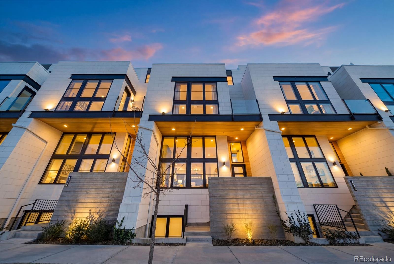 Spectacular Urban Row Home Located in One of Denver's Hottest Neighborhoods! * Open Floor plan Drenched in Natural Light * Cook's Kitchen with Inviting Center Island, Beautiful Quartz Countertops, Stainless Bosch and Thermador Appliances, Custom Cabinets and Pendant Lighting * Luxury Primary Suite with Spa Inspired Bathroom & Two Walk-in Closets * Both Secondary Bedrooms Offer En Suite Bathrooms * Bonus Loft Area Thoughtfully Connected to a Rooftop Outdoor Terrace on the Third Level - Perfect for Entertaining * Designer Finishes Throughout - Wide Plank Hardwood Floors, Sleek and Modern Open Riser Staircase w/ Iron Railings, Floor to Ceiling Tile Fireplace Surround, Custom Window Coverings and Light Fixtures * Secure Community with Private, Gated Access * 9th and Co. Redevelopment Offers Unparelleled Walkability - Short Stroll to Many Popular Restaurants, Boutique Shops, Trader Joes, AMC Movie Theatre, Community Dog Park, Padel Court.  Close proximity to Rose Medical Center and National Jewish Hospital.