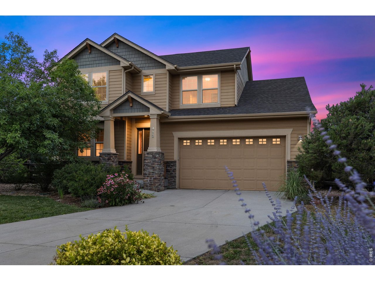 Nestled at the end of a quiet cul-de-sac in desirable Lyons Valley Park, this expansive home stands out for its generous floor plan, one of the neighborhood's largest lots, beautiful foothills views, and direct access to the community walking trail. The convenient location is within walking distance of schools, the dog park, playground, and skate park, with downtown Lyons just minutes away. Inside, a bright, open-concept floor plan creates seamless connections between the kitchen, dining, and living areas. Abundant windows flood the home with natural light and showcase the surrounding views, while the spacious layout provides ample room for everyday living, entertaining, and working from home. Generously sized bedrooms, flexible living spaces, and abundant storage allow the home to adapt to a variety of needs. The large lot provides space to relax, garden, and gather outdoors, with the neighborhood walking trail located directly behind the property. The third garage bay has been converted into a workshop, offering a valuable area for projects, hobbies, equipment, or outdoor gear. Lyons Valley Park is celebrated for its welcoming neighborhood setting and convenient access to local amenities. Downtown Lyons is just minutes away, offering locally owned shops, restaurants, and vibrant summer music festivals. Longmont, Estes Park, and Rocky Mountain National Park are also within easy reach, making this an ideal home base for those who value community connection, stunning foothills scenery, and year-round outdoor adventure.
