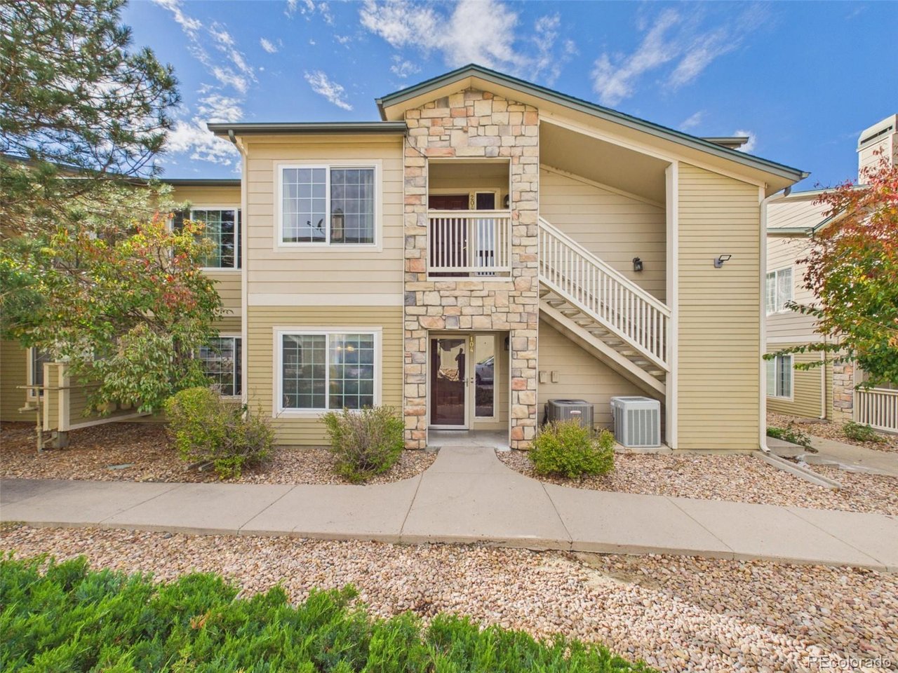 OWNER CARRY FINANCING AVAILABLE! RARE 3-BEDROOM GEM IN PINNACLE RANCH-REMODELED & MOVE-IN READY! Discover this beautifully updated three-bedroom, two-bath condo with a detached one-car garage. Seller financing offers an additional purchasing option, subject to mutually acceptable terms.Fresh paint welcomes you into an open floor plan featuring a newly remodeled kitchen with beautiful quartz countertops, a stylish backsplash, a large single-bowl undermount sink, ample cabinetry, and newer appliances. The kitchen flows seamlessly into the dining and living areas-perfect for entertaining or relaxing beside the cozy corner gas fireplace. Step outside to the patio and enjoy your morning coffee or unwind at the end of the day.The spacious primary suite features a walk-in closet and full bathroom. Two additional generously sized bedrooms offer flexibility for guests, a home office, or everyday living, with convenient access to the second bathroom. An in-unit washer and dryer are included.Enjoy a professionally managed, gated community featuring a pool, clubhouse, and playground. Conveniently located near shopping, dining, parks, and public transportation, with easy access to Cherry Creek, Lowry, Anschutz Medical Campus, Downtown Denver, and major commuter routes. Located within the Cherry Creek School District!A remodeled interior, rare three-bedroom layout, detached garage, and owner carry financing opportunity-schedule your showing today! Contact the listing broker for financing details and terms.