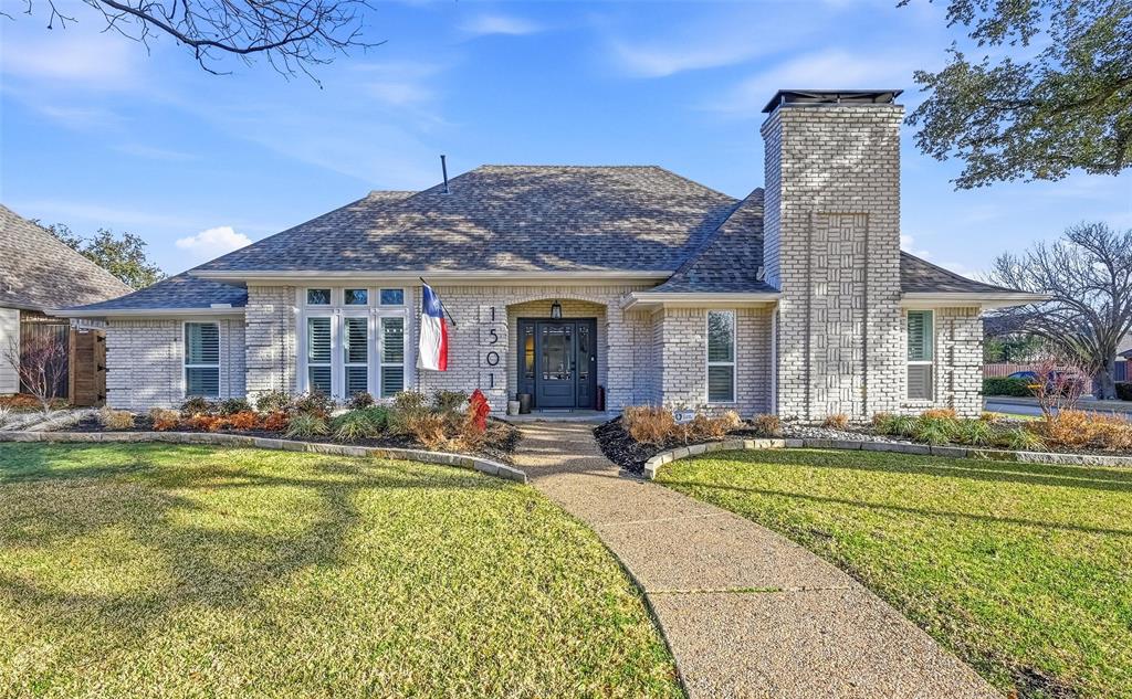 This beautifully renovated four-bedroom, three-and-a-half-bathroom home sits on a desirable corner lot in one of Plano's most sought-after neighborhoods, offering the kind of curb appeal that makes you slow down for a second look. Step inside and you'll find a thoughtfully updated interior where modern elegance meets everyday comfort. Every room has been renovated with care and intention, creating spaces that feel fresh, functional, and full of character. Elegant plantation shutters grace the windows in the home, adding a timeless layer of sophistication while giving you effortless control over natural light. The spacious primary bedroom offers a peaceful retreat, and with three and a half bathrooms, morning routines can finally happen without negotiation. The remaining three bedrooms provide flexible space for children, guests, or the dedicated home office you've been meaning to set up. What truly sets this property apart is the parking situation. The home includes extra parking space designed to accommodate a boat, a small recreational vehicle, or simply another vehicle. Board-on-board fencing provides excellent privacy and a clean, polished look that frames the entire backyard with style. The backyard strikes a smart balance between outdoor enjoyment and low-maintenance living. Artificial turf covers part of the yard, delivering lush green views year-round.  The surrounding neighborhood adds tremendous value to daily life with walking trails, parks and playgrounds. This corner of Plano delivers the rare combination of suburban peace and urban convenience, all wrapped in a home that has been lovingly updated for modern living. Schedule your private showing today and see why this one won't last long.