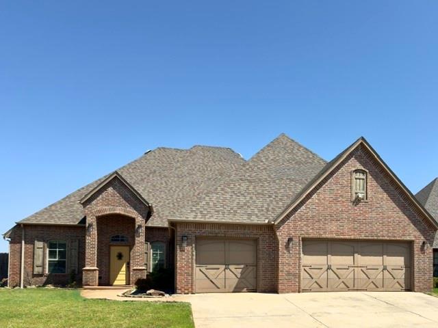 A true gem! This stunning home offers breathtaking views that are sure to impress. The spacious open layout is ideal for hosting and entertaining. The main level includes the primary suite, an additional bedroom, and a study, while the upstairs offers a flexible layout with two more bedrooms that can easily adapt to your lifestyle.  Step out onto the back patio and enjoy serene water views you won’t find anywhere else — the perfect setting to take in those unforgettable Oklahoma sunsets. If you're looking for a home with every upgrade and feature, this one checks all the boxes!