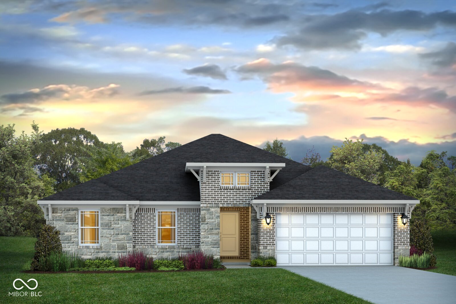 Come build your dream home on this beautiful, serene lot with gorgeous views. Proposed ranch with 4 bedroom, 3 bath home ranch with large porch.  Open kitchen and large porch.