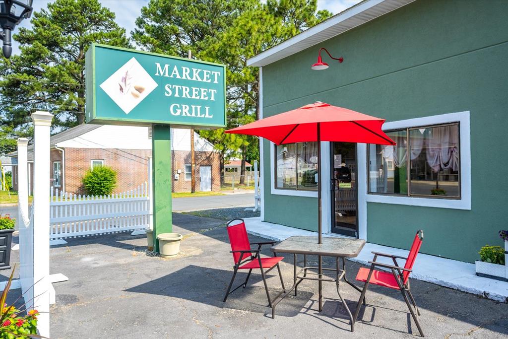 Here is your chance to own a very well established, turn-key restaurant located in the quaint town of Onancock.  The property is located on Market Street heading into Onancock on a corner lot with high visibility and plenty of parking.  This family-oriented restaurant features new carpet in 2023,  new service bar flooring in 2023 and is completely up to code.  Everything in the restaurant conveys except for a few personal items which will be discussed prior to settlement.  This is truly a very rare opportunity to take over a successful, profitable business that has won several awards over the years and is extremely entrenched in the community.  Don't hesitate to schedule your showing today.
