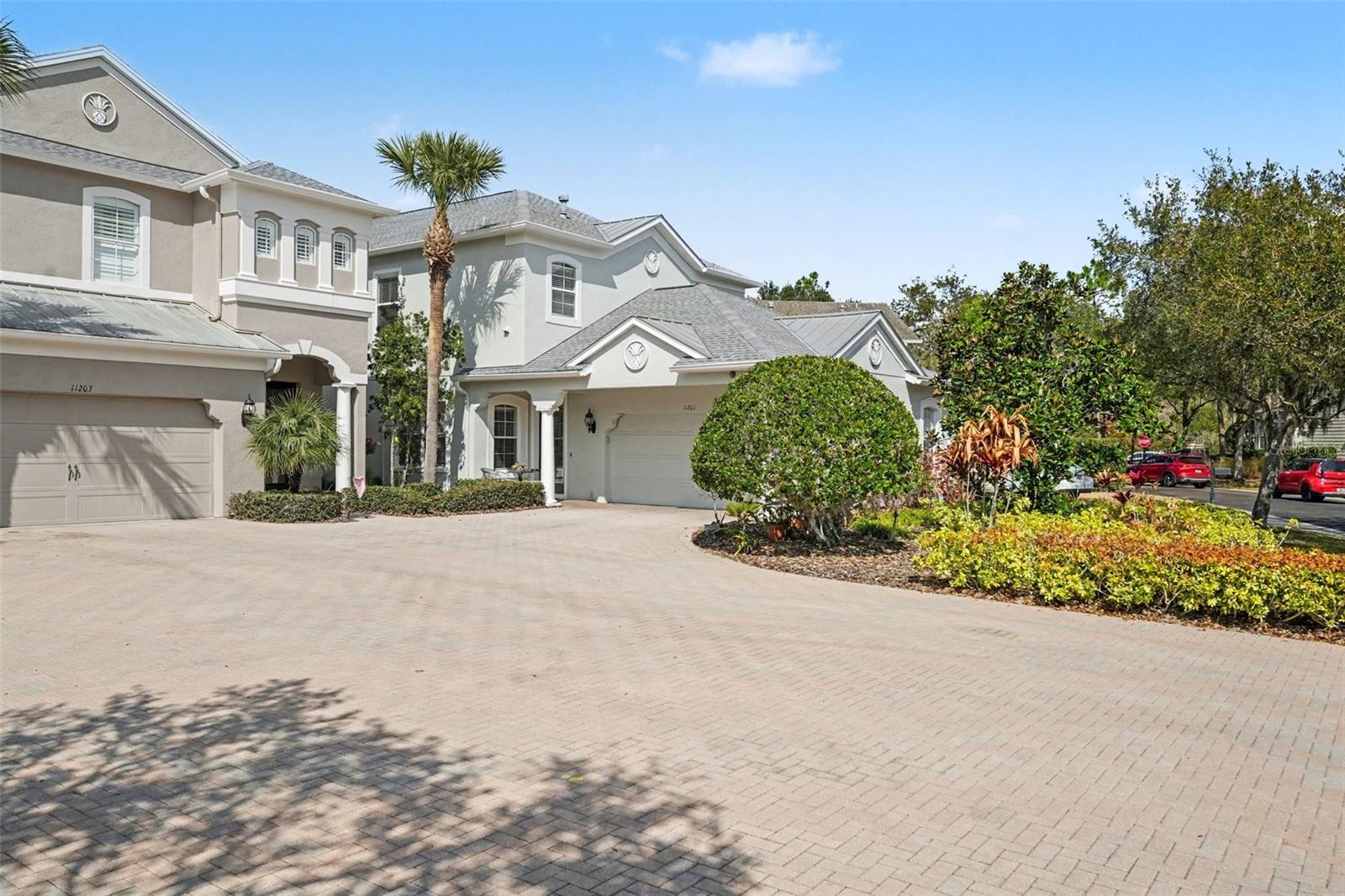 Welcome to 11201 Green Park Circle, a beautifully appointed 3-bedroom, 2.5-bath "DETACHED, MAINTENANCE FREE" residence offering 2,694 heated square feet in the highly sought-after Highland Park community of Tampa. Built in 2007 and thoughtfully updated, this move-in-ready home features an open-concept floor plan with luxury vinyl flooring, soaring ceilings, and abundant natural light throughout. The chef-inspired kitchen serves as the centerpiece of the home, showcasing solid wood cabinetry, granite countertops, stainless steel appliances, a dedicated breakfast nook overlooking a peaceful pond with conservation views. The spacious family room flows seamlessly to the screened lanai creating an ideal indoor-outdoor entertaining space. A first-floor office/den and an expansive upstairs bonus room provide flexible living options for remote work, a media lounge, or playroom.The oversized primary suite offers a spa-like bath with dual vanities, soaking tub, separate shower, and a generous walk-in closet. Situated on a private 0.11-acre homesite with tranquil water views, this property delivers both privacy and lifestyle. Residents of Highland Park enjoy resort-style amenities including a community pool with beach entry and lap lanes, clubhouse, fitness center, parks, playgrounds, and scenic walking trails. Zoned for desirable schools and conveniently located near Tampa International Airport, downtown Tampa, major highways, shopping, and dining, this home presents a rare opportunity to own a pond and conservation-view property in one of Tampa’s premier neighborhoods. Schedule your private showing today.