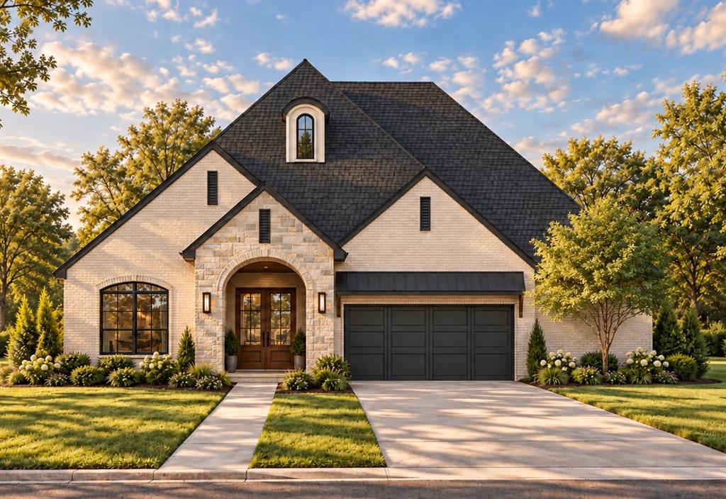 Take advantage of this home under construction and add your own selections! Step inside this beautiful home by one of Edmond’s most sought after builders, ideally located within the gated section of Cross Timbers. The Maple II plan offers an expansive and thoughtfully designed layout, beginning with a dedicated entry hall that creates an immediate sense of arrival and openness. The heart of the home is the impressive kitchen, featuring a massive island ideal for gathering and entertaining, an enlarged pantry discreetly tucked behind the kitchen, a built in coffee bar, and refined finishes throughout the main living areas. Maple cabinetry extends to the ceiling, creating a clean, elevated look that complements the home’s modern design. Soaring 10 to 11 foot ceilings enhance the sense of space, while the living room is highlighted by a stunning beam accented cathedral ceiling that anchors the main living area. The private primary retreat is thoughtfully positioned along one side of the home and offers a spa inspired experience with an expanded walk in shower featuring dual shower heads, a private water closet, and a spacious primary closet conveniently connected to the utility room for everyday ease. Generously sized secondary bedrooms are situated alongside a large hall bath, providing comfort and flexibility for guests or additional living needs. The opposite side of the home hosts a private, expanded bedroom with its own ensuite. Additional features include 8 foot doors throughout, blinds, a full sprinkler system, fencing, and year round lawn maintenance, offering a low maintenance lifestyle in a beautifully maintained, gated community. This exceptional home blends modern design, comfort, and convenience in one of Edmond’s most desirable neighborhoods. And, for a limited time, builder offering up to $7500 toward buyer's closing costs or upgrades!