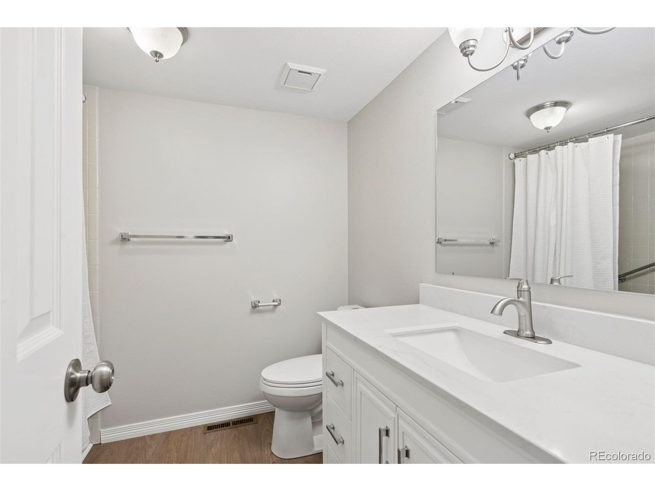 Beautifully updated & move-in ready, this 4-bedroom, 3-bathroom townhome in sought-after Homestead in the Willows offers an open floor plan, vaulted ceilings, abundant natural light, and a peaceful setting surrounded by mature trees and lush landscaping. Recent improvements include new LVT flooring, fresh paint throughout, an updated kitchen with quartz countertops, newer stainless-steel appliances, updated iron railings, refreshed bathroom vanities, a new soaking tub in the primary bath, and updated gas logs in the fireplace.The main level features a bright family room with soaring ceilings, a dramatic two-story bay window, and a cozy gas fireplace. The kitchen opens to the living space, creating an easy flow for everyday living & entertaining. A main-level bedroom and full bath provide flexibility for guests, a home office, or convenient one-level living.Upstairs, the open loft overlooks the family room & leads to two additional bedrooms, including a spacious primary suite with a private bath. The additional bedroom offers its own private bath & access to an elevated deck with partial mountain views. The partially finished basement adds versatile living space for a recreation room, office, workout area, or additional bedroom, plus unfinished storage.Enjoy the outdoors from the private patio overlooking the lush community setting. The location is exceptional, just a short walk to the community pool & Willow Creek Open Space, with easy access to trails, grocery stores, shopping, restaurants, The Streets at SouthGlenn, C-470, I-25 & light rail. Located in the Cherry Creek School District. A wonderful combination of updates, flexibility & location.