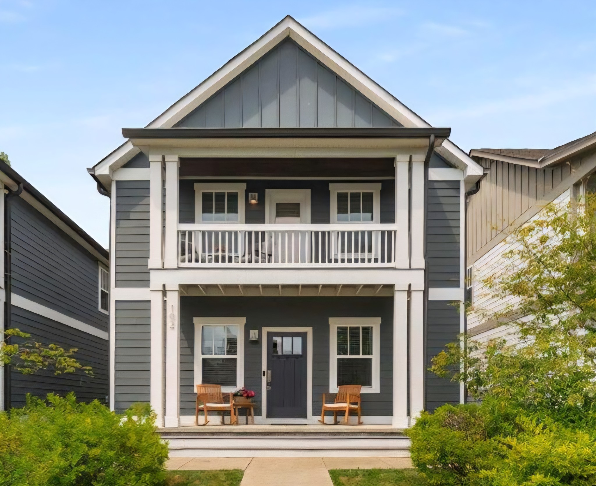 Welcome to this Charming home in Salemtown Cottages – Walkable Urban Living!. A thoughtfully designed community where charming single-family homes surround a serene central courtyard. This inviting cottage offers the perfect blend of modern upgrades and timeless character — all just minutes from downtown Nashville.  Step inside to an open-concept layout featuring hardwood floors throughout and stylish tile in all bathrooms. The kitchen shines with granite countertops, a custom tile backsplash, under-cabinet lighting, a pantry, and a new faucet, making it both functional and beautiful. Enjoy vaulted and 9' ceilings, generous walk-in closets, a coat closet, attic and under-stair storage. Multiple outdoor spaces: two cozy front porches to soak in the peaceful neighborhood vibe and a private back porch for relaxing or entertaining. The expansive primary suite is a true retreat measuring 12 x 20 and, boasting: Vaulted ceiling, Two walk-in closets, Private sitting area. Stunning en suite bath with an oversized shower, garden tub, and dual vanities Upstairs also includes a balcony with downtown views — perfect for morning coffee or evening sunsets.  Additional highlights include: A guest bedroom on the main level (9x12) and a secondary bedroom on the second level with a vaulted ceiling (10x13). Surround sound wiring (downstairs), Ring security system, New dishwasher & dryer, Upgraded exhaust fan in downstairs bath, New utility closet shelving. Unbeatable location — walk to Germantown restaurants, the Sounds Stadium, Bicentennial Mall, and downtown Nashville. Quick access to major interstates makes commuting a breeze.  You won't find a better value.