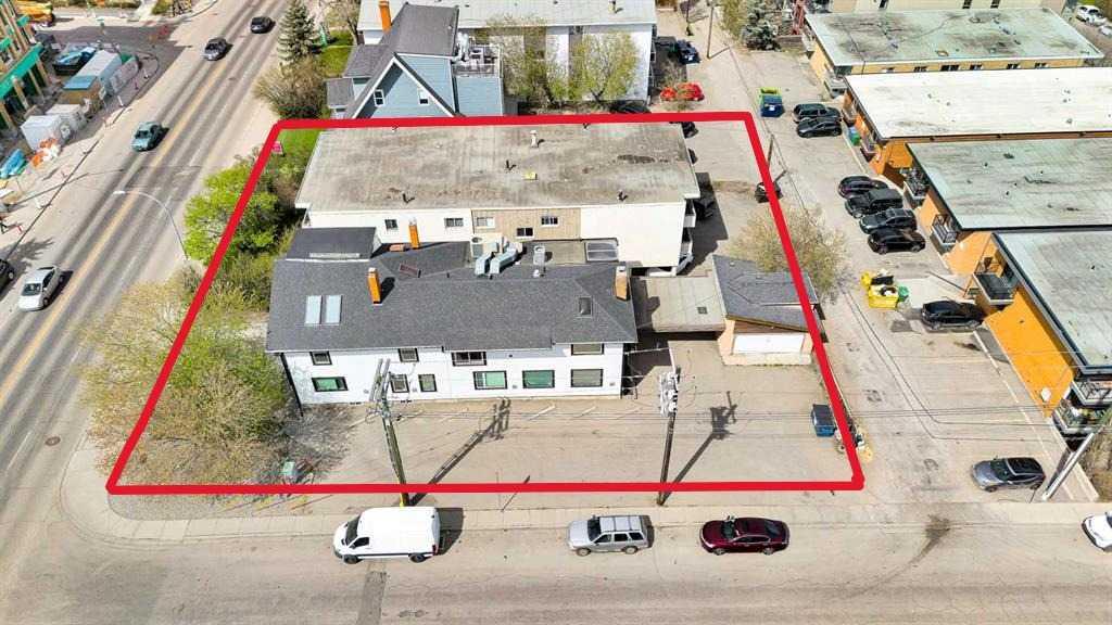 Perfect opportunity to purchase  this unique standalone commercial property offers a rare ownership opportunity in one of the city’s most vibrant and walkable neighborhoods. Built in 1912 and thoughtfully maintained, the 4,858 square foot office building features character-rich architecture, with an additional 406 square foot garage at the rear. Many upgrades to the building: shingles, all new hardie board siding, windows, hot water heating, boilers and landscaping. Situated on a 0.15-acre lot, the property provides excellent on-site parking with 9 surface stalls, 2 garage stalls and free street parking—an exceptional convenience in the area. Designated under Direct Control 90Z92, the site allows for a broad range of permitted and discretionary commercial uses including professional offices,  personal service businesses, retail stores, and more. Its flexible zoning, coupled with its prime location just steps from 17th Avenue SW, makes it ideal for owner-users, investors, or future redevelopment. Whether you are establishing a business headquarters, boutique clinic, or looking to secure a premier holding property in Calgary’s inner city, Not to often this type of property comes on the market, exposure is amazing . Don't miss this opportunity to hold this for investment .  Property beside is available  ask for details  MLS A2295014