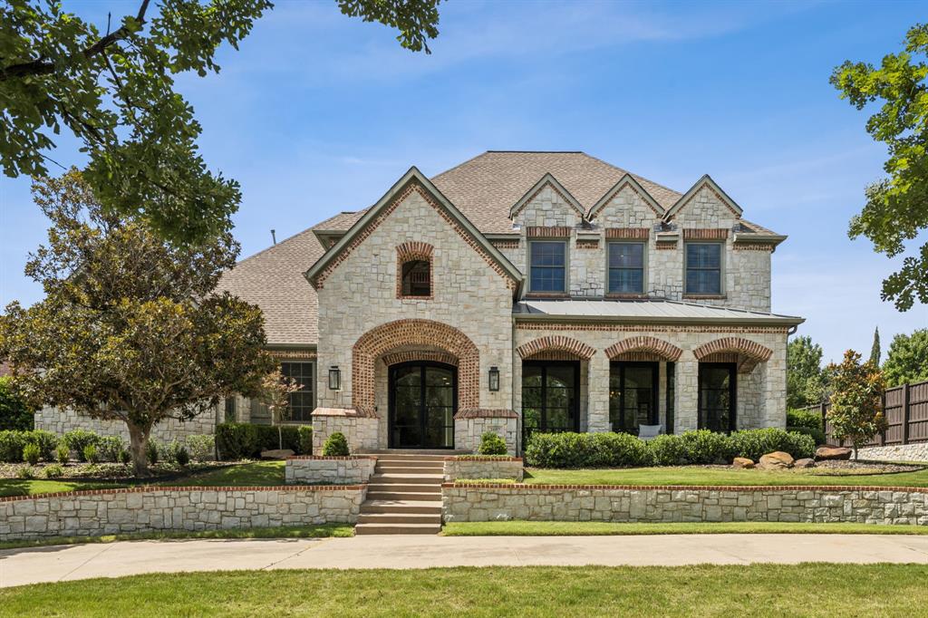 Fully remodeled custom home with stunning curb appeal on desirable street in the heart of the Castle Hills community. Nestled on over half an acre, this resort-style home is loaded with upgrades and extensive custom features! Beautiful iron double doors welcome you in with views of the open dining area & home office with vaulted & beamed ceilings and custom cabinetry. Once in the main living area, notice the brand new kitchen featuring waterfall edge countertops & sink, riff cut white oak cabinetry, SubZero fridge, Wolf 6 burner cooktop & space for drink fridge. Secondary kitchen with appliance garage is perfect for hosting! Breakfast room houses built-in banquette. Family room with vaulted & beamed ceilings and picture windows to the backyard. The primary bedroom suite includes a spa-like bathroom & custom closet with built-in hidden closet. In the laundry room, you will find dual washer&dryer space, a steam closet, & sunken pet bathing area. Additional bedroom downstairs along with three bedrooms, walk-in closets & game room upstairs. This backyard privacy & size is a rare gem to find. New landscaping & trees lining the yard, electric gate across driveway, a beautiful pool & spa with LED lighting & new pool equipment, and a true three car garage with California closet storage & epoxy floors. Home features brand new: white oak floors, custom lighting, new sheetrock & insulation, moldings, baseboards, first floor windows, and solid core doors. Smart home features include Nest thermostat & Vivint doorbell with property security cameras. This home truly has it all and is unmatched in the Castle Hills neighborhood. Welcome home!