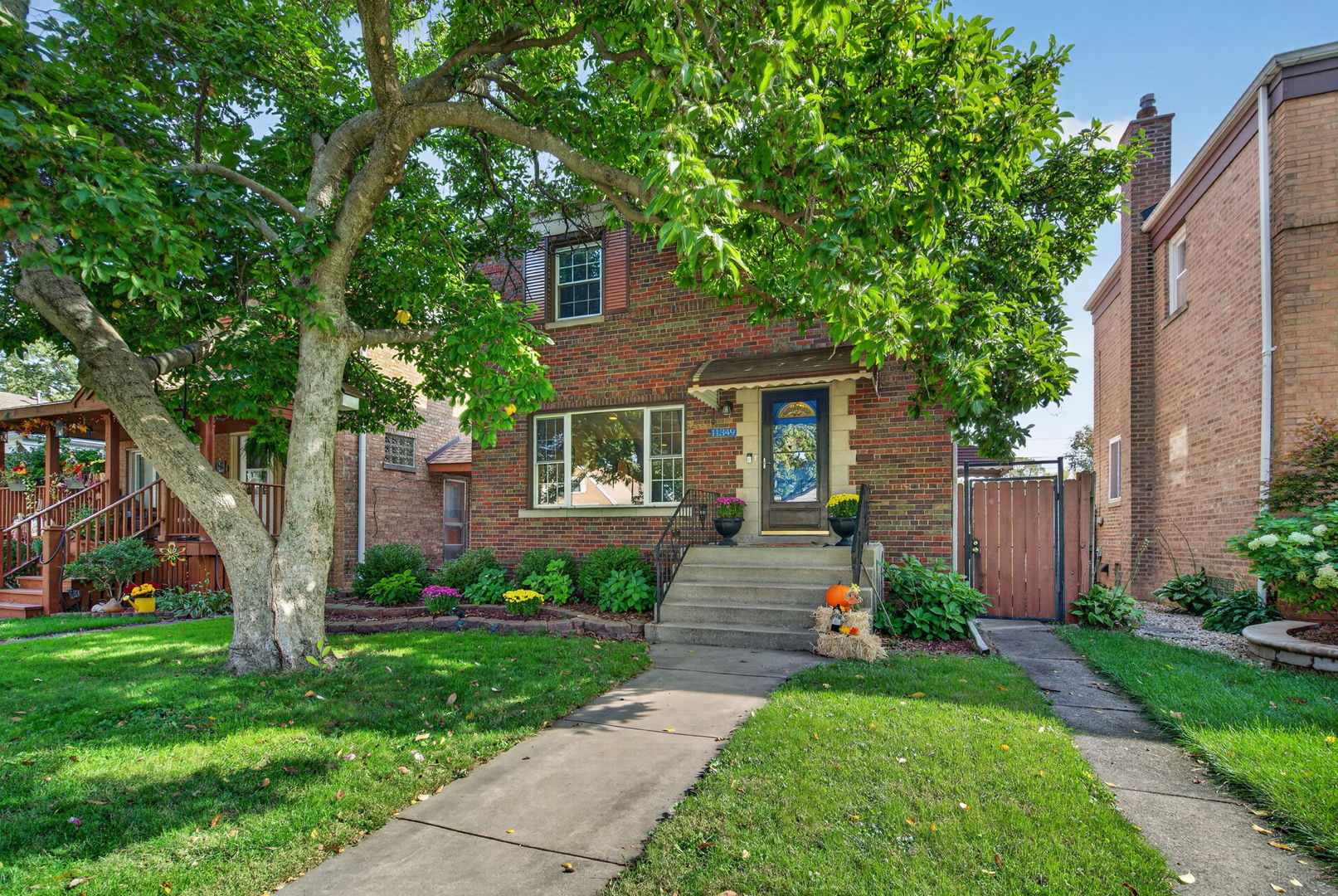 Welcome to 11349 S Talman Avenue! Nestled on a quiet, tree-lined street, this spacious 4-bedroom, 3-full-bath Georgian offers 2,400 square feet of above-grade living space, plus a full finished basement! From the moment you arrive, you'll appreciate the classic brick exterior, mature trees, and beautifully maintained landscaping that add to this home's curb appeal.    Step inside to discover a bright, inviting main level featuring hardwood floors and a wonderfully open layout that makes everyday living and entertaining a breeze. The updated kitchen is the heart of the home, offering granite countertops, stainless steel appliances, ample cabinetry, a pantry, and plenty of space to gather. The kitchen flows seamlessly into a comfortable family room featuring a ventless fireplace capable of heating the entire main level. A separate living room and dining room provide even more space to relax, entertain, and spread out.    Upstairs, you'll find generously sized bedrooms, including an impressive 23x12 primary bedroom offering plenty of room for a king-sized bed, additional furniture, and even a comfortable sitting area! The spacious secondary bedrooms provide flexibility for a variety of needs.    But the living space doesn't stop there! The full finished basement offers additional versatility with a spacious recreation area, a full bathroom, and a separate room currently used for storage that could potentially serve as a 5th bedroom, home office, or workout space.    Additional highlights include zoned heating and cooling with two separate HVAC systems, one replaced in 2020 and the other Brand New in 2026! Outside, enjoy a fenced-in backyard with green space, a deck, and beautifully established landscaping. The oversized 2.5-car detached garage offers plenty of room for parking, storage, and more!    With its generous living space, functional layout, thoughtful updates, and classic Chicago charm, this home offers plenty of room to make it your own. Schedule your private showing today!