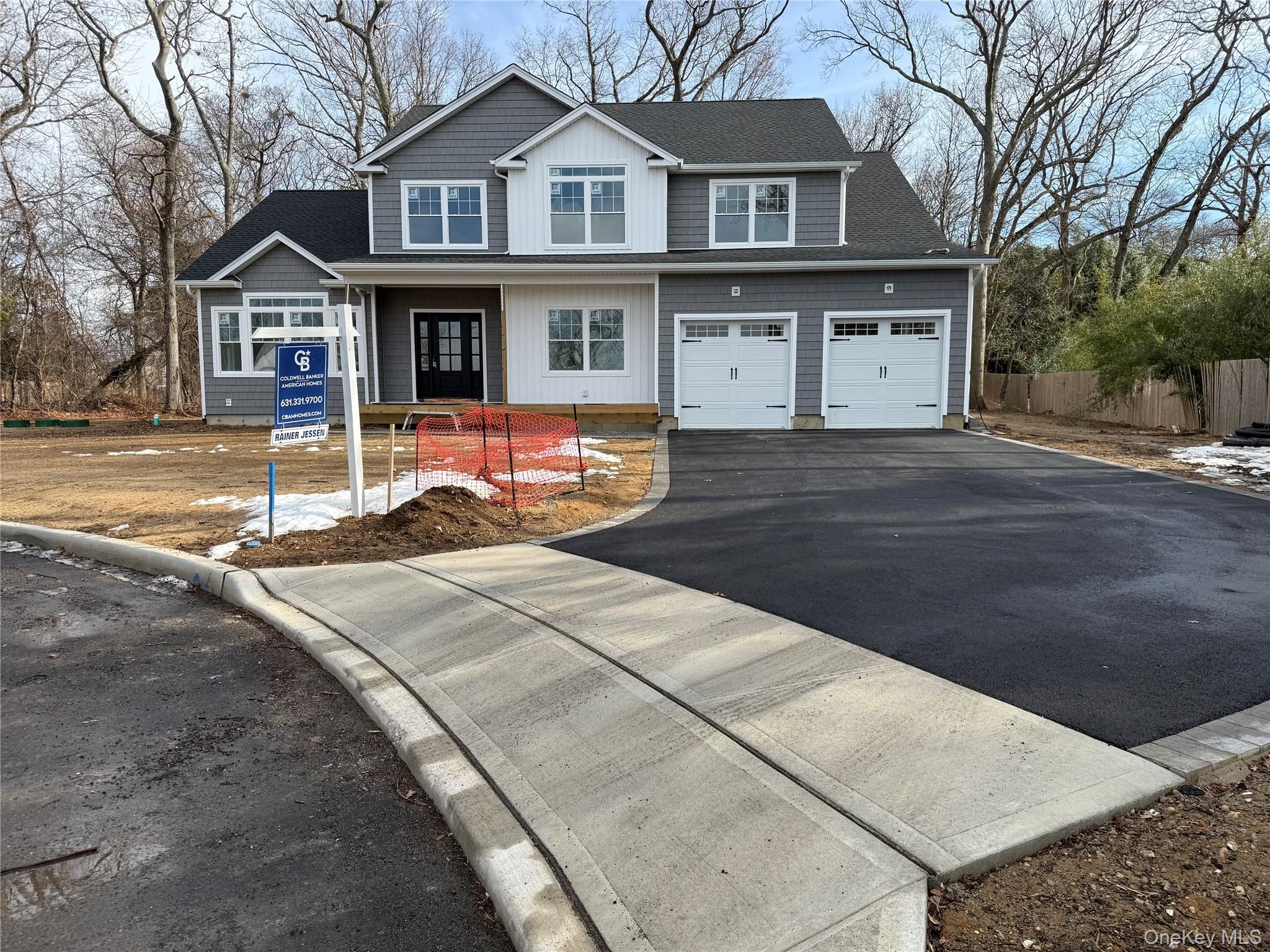 New Construction, Colonial Home for Sale – Luxury Living on a Private Cul-de-Sac Welcome to your dream home! Located in an exclusive 4-lotsubdivision on a private cul-de-sac, this stunning new construction Colonial-style residence offers an ideal blend of modern elegance, high-endfinishes, and energy efficiency. With 5 bedrooms and 3 full bathrooms, including an optional first-floor bedroom or office with full bath access,this home is perfect for multi-generational living or flexible work-from-home needs, Interior Features, Gourmet Eat-in Kitchen featuring designer kitchen cabinetry, Center island with seating Quartz countertops $5,000 appliance package Living Room with soaring vaulted ceilings 9-foot ceilings on the first floor; 8-foot ceilings on the second floor and basement Tray ceilings add architectural elegance 6" White Oak hardwood flooring throughout the first floor and upstairs hallway — buyer’s choice of stain Elegant raised panel molding in the dining room and an upgraded larger molding package throughout Hi-hat recessed lighting package throughout the home Basement: Full-sized egress window for safety and natural light Walls are insulated for comfort and efficiency Full 8-foot ceilings — ideal for finishing or extra storage Systems & Efficiency: High-efficiency windows throughout 200 amp electrical service Electric Heat Pump with 2-zone Central A/C and Heating Built to Energy Star Standards for year-round comfort and lower utility bills Exterior Features: Beautiful cedar shake impression on the front elevation for timeless curb appeal Low-maintenance composite front porch — perfect for morning coffee or relaxing evenings Oversized garage with 8'x7' garage doors and plenty of extra space Asphalt driveway for durability and low maintenance Professionally designed landscaping package includes: Front and rear in-ground sprinklers Sod in the front yard and seeded lawn in the backyard Location Highlights: One home already sold — join a small, desirable enclave Convenient to Smith Haven Mall, Ronkonkoma train station, parks, shopping, restaurants, and major roadways This thoughtfully designed Colonial is more than just a home — it’s a lifestyle. Schedule your tour today and be the next proud owner in this premium subdivision! If you need to sell your current home, this is a great opportunity—our timeline can accommodate that process, giving you the time you need to sell while preparing for your new home..