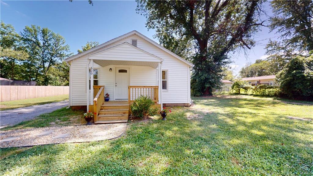 Welcome home to this beautifully remodeled 2-bedroom, 1-bathroom gem. Every detail in this house has been thoughtfully updated, offering a fresh, contemporary feel throughout. Step inside to discover a bright and airy open-concept living space, perfect for relaxing or entertaining. Outside, a well-maintained yard provides a great space for outdoor enjoyment.