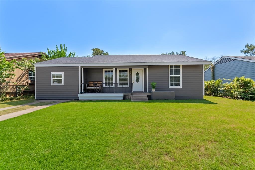 SELLER OFFERING $5,000 TOWARDS BUYERS CLOSING COSTS! 4-Bedroom Home with Secure Fencing, Flexible Living Space & Spacious Backyard! This property offers lasting peace of mind blending practical updates with modern living. Recently reinforced with completed foundation work and a newer roof. A brand-new cedar fence with a backyard entrance and wide driveway provides the perfect setup for work vehicles, tools, or additional parking. The front of the home is also secured with a classic wrought-iron fence, adding both curb appeal and extra security. Step inside to discover beautiful wood floors running throughout the home, complementing the open-concept design that seamlessly connects the kitchen, dining, and living areas. The kitchen is a true highlight, including timeless granite countertops, real wood cabinets, and a designated coffee bar area—perfect for entertaining guests. The split floorplan ensures privacy, with the primary suite set apart from the additional bedrooms and featuring an ensuite full bathroom. The 4th bedroom addition is ideal for larger families or can easily be transformed into a home office, workout space, or visitor suite. The true standout is the backyard—a spacious retreat designed for both relaxation and function. Whether you envision outdoor gatherings, a play area, or room for projects, this yard offers endless possibilities and ample space. This property is a rare find, combining structural upgrades, modern finishes, and one of the best backyards in the area. Welcome home.