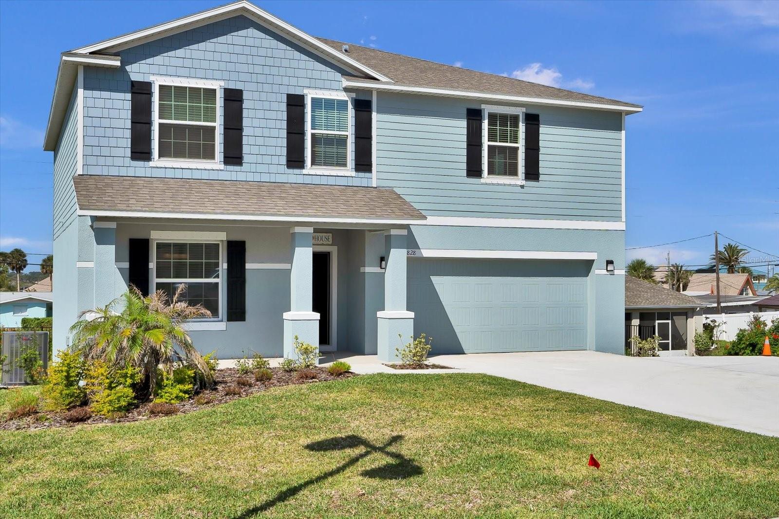 LENDER CREDIT OPPORTUNITY! Qualified buyers may receive a significant lender credit at closing through a preferred lending program. Just Reduced! Upgraded Ocean View Home | Like-New Vacation Rental | Welcome to 3828 S Atlantic Ave in Daytona Beach Shores— a beautifully upgraded, like-new 5-bedroom, 3-bathroom, featuring ocean views just steps from the beach. This newer vacation rental has been barely lived in, has never housed pets or smokers, and remains under builder
warranty. Home comes fully furnished and ready to move in—perfect for a seamless transition to your new coastal lifestyle. The heart of the home is the gourmet kitchen, thoughtfully designed with Samsung convection double wall ovens, premium countertops, and high-end soft-close cabinetry— ideal for everyday living and effortless entertaining. The main floor showcases luxury vinyl plank flooring, an open-concept living area, and a full bedroom with an en-suite bath, perfect for guests or multi-generational living. Upstairs, enjoy a spacious loft/bonus room, three additional bedrooms, and a luxurious primary suite featuring double vanities, a large tiled walk shower, and an upgraded rain shower head for a spa-like experience. All three full bathrooms are equipped with dual vanities, premium cabinetry, and elevated finishes throughout. Additional highlights include a newly paved front parking area for extra convenience and a partially fenced backyard, ideal for added privacy and outdoor enjoyment. This exceptional two-story home offers the perfect blend of comfort, quality, and locationideal as a beachside retreat, full-time residence, or investment opportunity. Don't miss your chance to own this move-in-ready, fully furnished coastal home with stunning upgrades and ocean views. Schedule your private tour today!