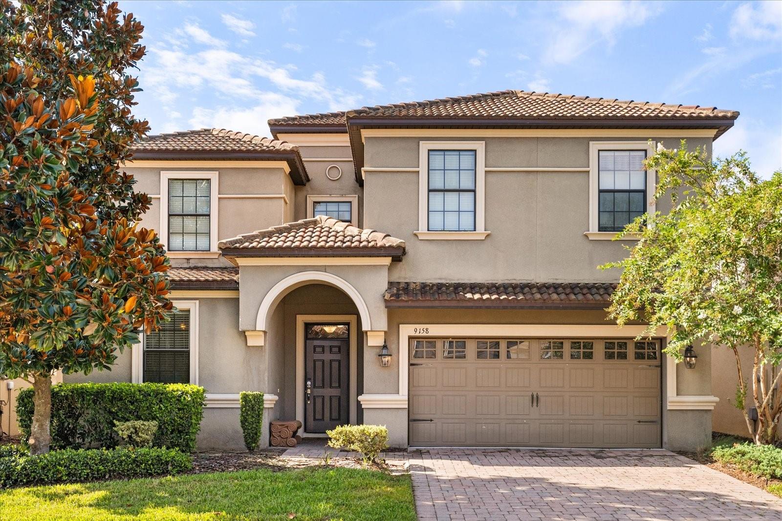 This home is a true turnkey investment opportunity in one of the most sought-after vacation destinations. Just minutes from the magic—this 8-bedroom, 5-bathroom fully furnished vacation home is designed to impress and maximize returns.  Located within 10 miles of Central Florida’s world-famous theme parks. Resort style pool and spa, an incredible movie room, and custom Disney themed decor in every bedroom- a one of a kind experience guests can't resist.  Currently operating as a highly successful, steady Airbnb rental , this property offers both immediate income potential and long term value.  Whether you're expanding your investment portfolio or looking for the ultimate vacation retreat, this home is a rare find in today's market.   Guests also enjoy exclusive access to the Oasis Club, a private resort with multiple pools, a lazy river, fitness center, sports courts, tiki bar and lounge areas. With proven rental history and future bookings that are conveyed to the new owner, this property is a perfect blend of luxury and investment in one of Central Florida’s most desirable vacation destinations.  Conveniently located near premier golf courses, shopping, dining and major highways. Schedule to preview this spectacular home today!