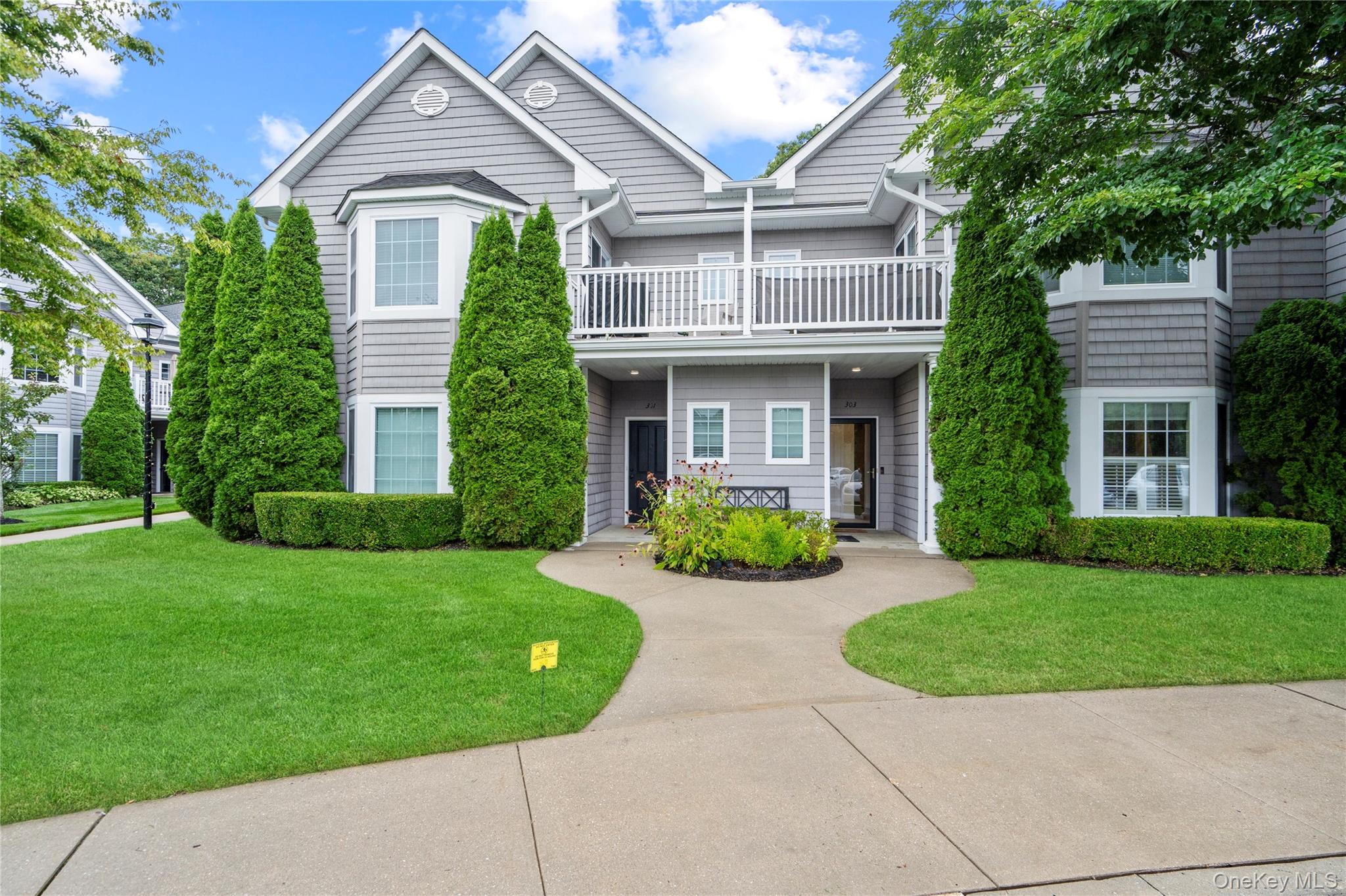 Welcome to 303 O'Keefe Court, a well appointed first-floor condo located in the desirable Oak Creek Commons Development. This updated condo offers a spacious Living Room with Engineered Hardwood Floors, Front Coat Closet, Dining Area with Storage Closet and Ceiling Fan.  The Updated Kitchen offers Cherry Wood Cabinets, Stainless Steel Appliances, Granite Counters and Ceramic Tile Floor. Laundry Room has Washer/Dryer, Storage Shelving and Ceramic Tile Floor. The Master Bedroom has Walk in Closet and Master Bath with Shower, Engineered Hardwood Floors and Sliding Door to Rear Patio. 2nd Bedroom has Walk in Closet and New Wall to Wall Carpeting.  Common Charges Include Sewers, Water, Garbage, Grounds Care and Snow Removal.