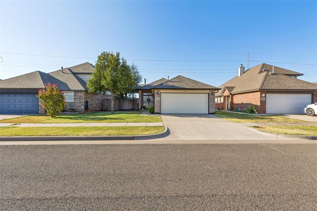 STOP THE SCROLL—this one is CUTE! This beautifully maintained 2-bed, 2-bath home has adorable curb appeal, great natural light, a cozy fireplace, and carpet in exceptional condition. BIG-TICKET UPDATES? HVAC replaced January 2025 and a BRAND-NEW ROOF installed the last week of August 2026!The garage features added can lighting and a mini-split, making it a great bonus hangout, gym, hobby, or workshop space. The primary bath also has added lighting above the shower and garden tub.And the BACKYARD? She’s the star of the show! HUGE for the neighborhood, beautifully maintained, and Southmoore High School is literally just beyond the back gate. Shopping, dining, hospitals, highways, OU, OKC, and Will Rogers are all within an easy drive.Cute, cared for, updated, and conveniently located—come see why this one just feels like HOME!