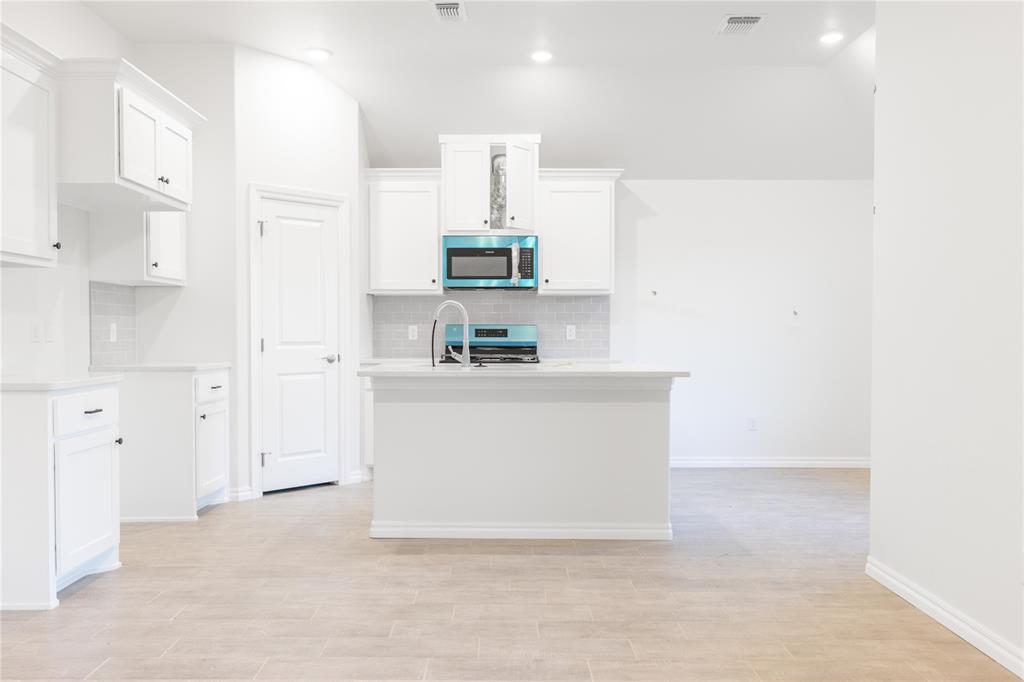 This Norma floor plan includes 1,425 Sqft of total living space, which includes 1,300 Sqft of indoor living and 125 Sqft of outdoor living space. There is also a 385 Sq Ft, two-car garage with a storm shelter installed. This excellent and affordable home offers 3 bedrooms, 2 full bathrooms, 2 covered patios, and a utility room! The great room presents a 10-ft ceiling with large windows, wood-look tile, a ceiling fan, hand-textured walls, and Cat6 wiring. The spacious kitchen includes beautiful countertops, stainless-steel appliances, custom-built cabinets, wood-look tile, a large corner pantry, and a center island that holds a dishwasher and a roomy sink. The primary suite supports a high ceiling, lovely windows, a ceiling fan, Cat6 wiring, and our cozy carpet finish. The upgraded primary bath is attached and supports a tub/shower combo, a dual sink vanity with an elegant countertop selection, satin nickel delta features, an elongated water-saving toilet, and a spacious walk-in closet. Outdoor living includes fully sodded yards, a smart home irrigation system, and 30-yr weather wood shingles. Other amenities include a tankless water heater, R-15 insulation, a fresh air intake system, and so much MORE!