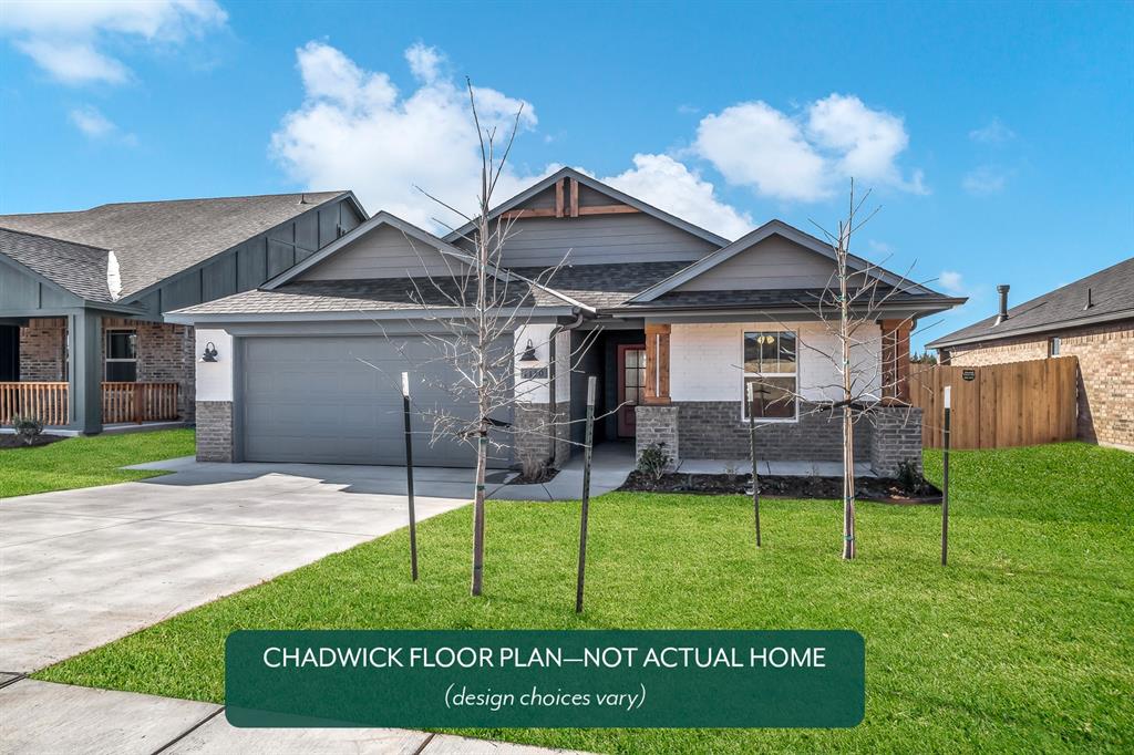 This inviting space features a fantastic open layout, perfect for both prep and entertaining around the large kitchen island. Imagine relaxing on the patio for outdoor gatherings, while the spacious garage accommodates longer vehicles and provides ample storage. Enjoy cooking on the gas range and the stunning quartz countertops. The main living areas showcase beautiful wood-look tile. You'll love the primary bedroom's walk-in closet and the primary bath with a quartz vanity and expansive tiled shower! Native Plains offers a quiet country feel and features walking trails, fishing from the dock at the stocked pond, and a unique playground. The convenient location is a quick drive to I-35 and just minutes to downtown Oklahoma City. Included features: * Peace-of- mind warranties * 10-year structural warranty *Guaranteed heating and cooling usage on most Ideal Homes * Fully landscaped front & backyard * Full Guttering * Fully fenced backyard. Floorplan may differ slightly from completed home.