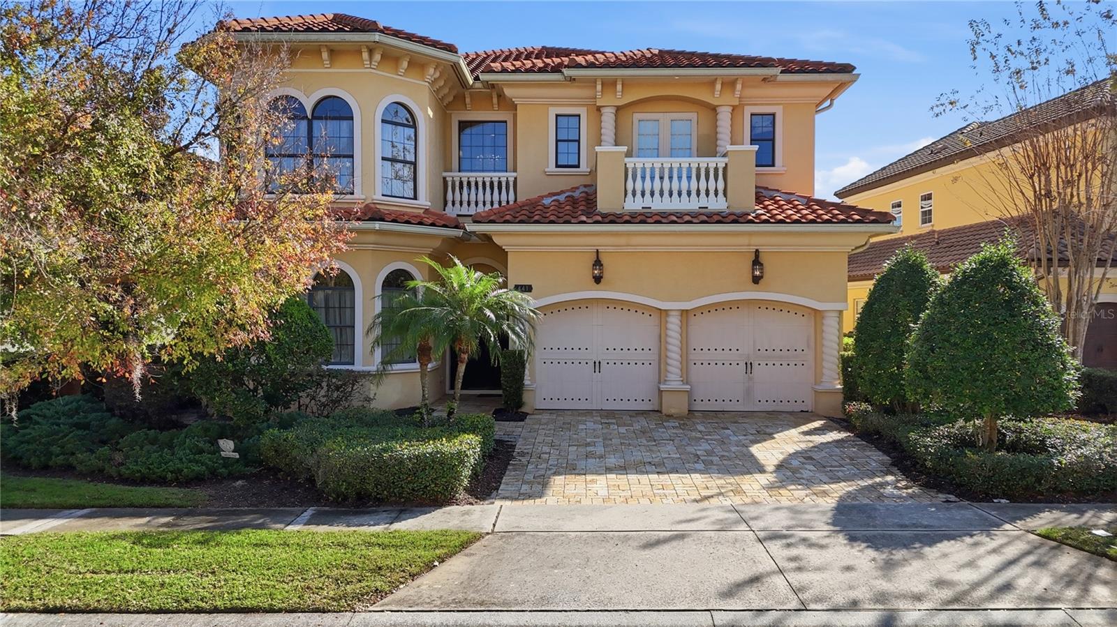 Active and transferable Reunion Resort Membership grants full access to every resort amenity. This luxury, custom-built vacation home sits in the Reunion Resort community—just minutes from Disney—and offers a southeast-facing patio with a large pool, spa, and sweeping views of the Jack Nicklaus–designed golf course. The property is located within a gated golf community featuring 24/7 security, multiple restaurants and bars, two clubhouses, miniature golf, and a full fitness center.The exterior has been freshly painted and includes a new washer & dryer, and new gas tankless water heater. All five bedrooms feature private en-suite bathrooms, with two showcasing professionally designed Harry Potter and Princess themes. Interior finishes include wood and travertine flooring, along with three gas fireplaces located in the living room, lanai, and back balcony. The garage has been converted into a fully equipped theater and game room.The home is offered fully furnished and turn-key, ready for immediate short-term rental income. Membership with Reunion Resort provides access to three PGA-designed golf courses by Jack Nicklaus, Arnold Palmer, and Tom Watson, along with a world-class water park, tennis and pickleball facilities, and an unmatched suite of luxury amenities.