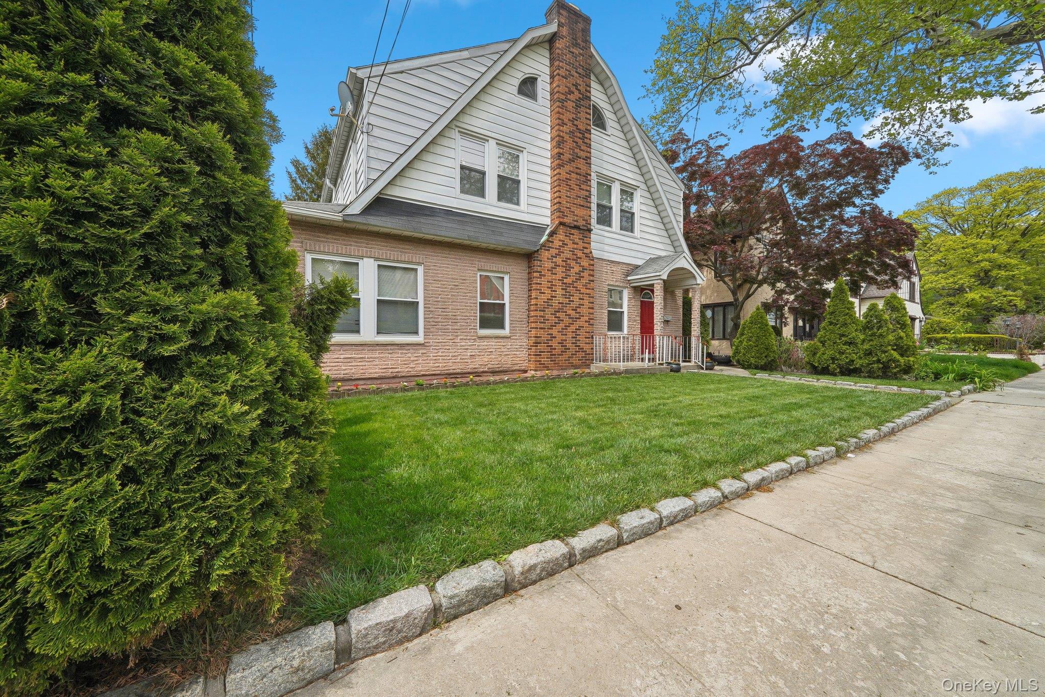 Charming colonial with classic character and spacious rooms awaits you in a beautiful, tree-lined neighborhood. The first floor features an inviting living room, formal dining room and a sunny extra sitting room, ideal for a home office, library, or playroom. The eat-in kitchen offers ample space for casual meals. A partially finished basement has a laundry area and space for a workshop or gym.  You will find bonus storage in a drop-down attic with high ceilings, perfect for all your storage needs. Three generous bedrooms plus home office and two full bathrooms round out this lovely, warm home. This house also has a small yet spacious backyard, offering easy maintenance and plenty of room for summer barbecues and gardening. Don’t miss this opportunity to find your forever home.