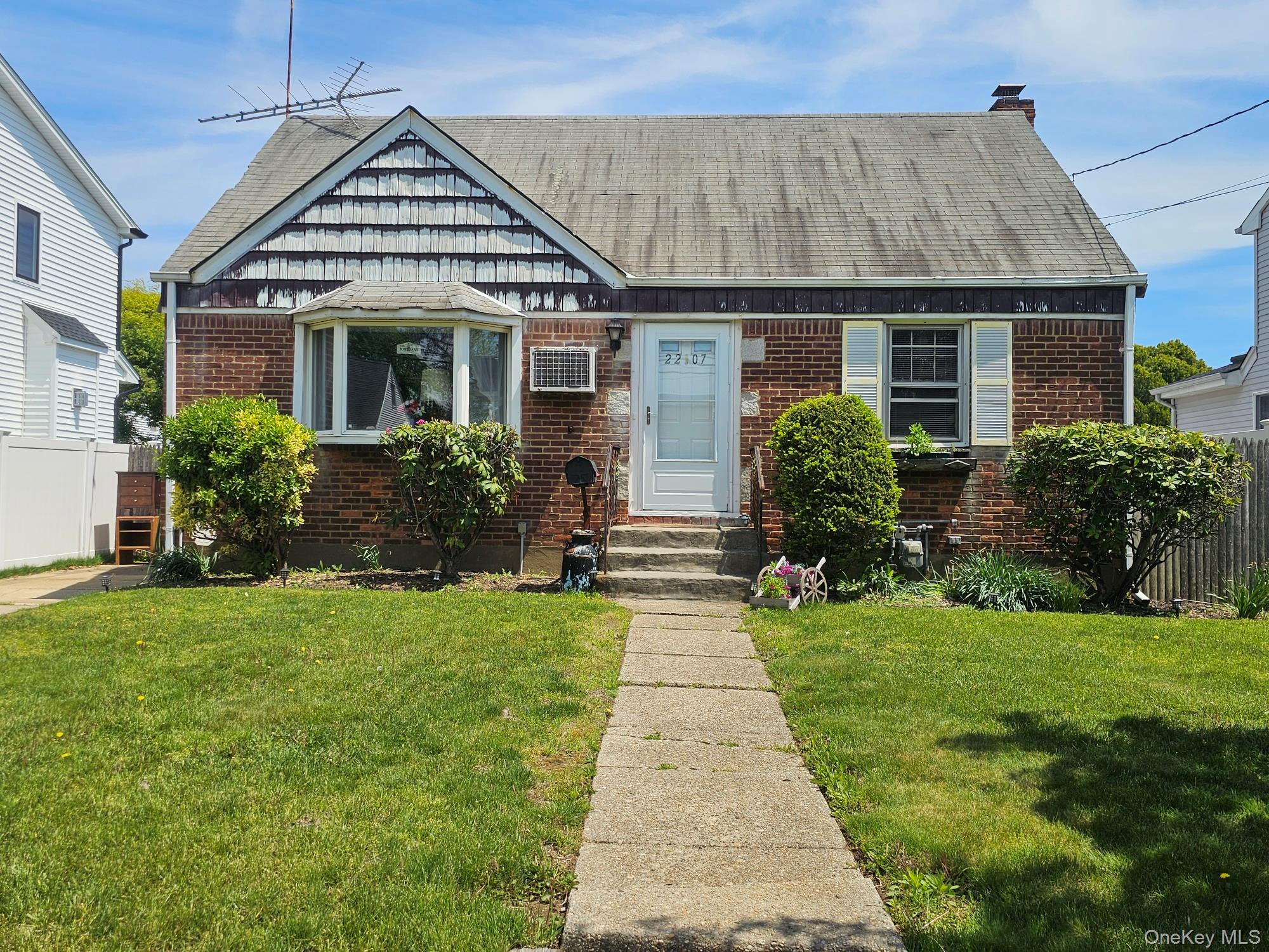 Wonderful Opportunity to Purchase Your First Home and Make it Your Own! Cape Cod House with 1,109 Square Feet is Situated on a 50' x 100' Parcel with a Detached Garage. Enter into the Foyer with a Coat Closet, Living Room, Eat-in-Kitchen, Primary Bedroom with Single Closet , Full Bath with Tub, 2nd Bedroom with Washer and Dryer on 1st Floor. 3rd Bedroom on 2nd Floor with Closet. Full Finished Basement with Summer Kitchen, 2 Finished Rooms, Full Bath with Tub and Laundry/Boiler Room with 2nd Washer and Dryer, 275 Gallon Oil Tank and Oil Hot Water Boiler. Included in Sale: 2 Refrigerators, 2 Stoves, 2 Washers and 2 Dryers. Seaford School District.