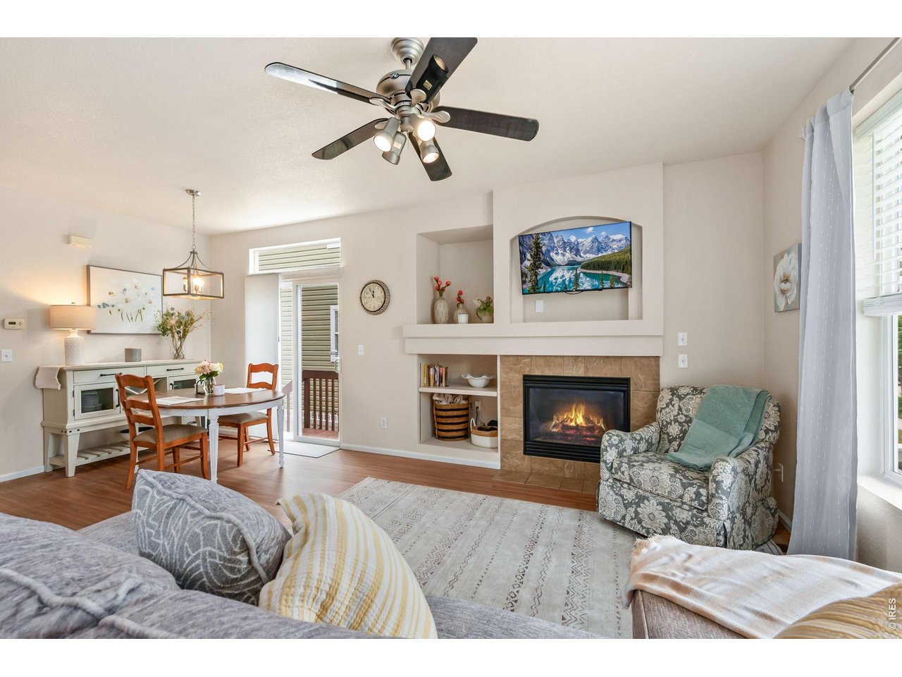 Welcome to 2144 Clipper Way, located in the northeast corner of Fort Collins, easily accesible to I-25 and Old Town. Enjoy spacious and easy living in this bright two-story home which boasts lots of natural sunlight complementing the open floor design. The primary bedroom, located on the second floor, includes a large walk in closet and private bath and shower. Two more bedrooms plus a loft provides plenty of room for entertaining or family life. Relax on the covered front porch and enjoy plums from your low maintenance fenced in side yard. Recent improvements include a new roof, hot water heater, microwave, garage door opener, fence, sod, and new carpet. Move in ready and ideally located in the desirable Brightwater Landing sub-division.