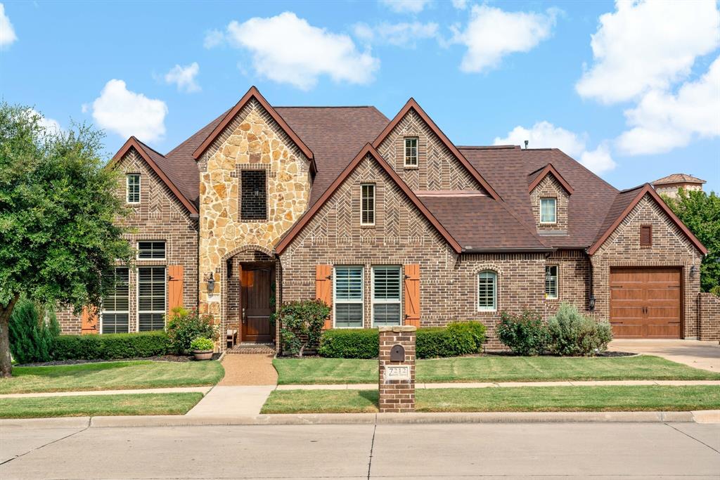 This custom home in the exclusive lakeside Mallard Reserve features abundant storage with wood shelves, including four spacious hall closets. It also has a dedicated Christmas closet, garage storage closets, unique vaulted ceilings in every room, panoramic windows across back of house with custom drapes for privacy. White oak hardwood floors, and 8-foot solid wood interior doors. Granite countertops and window in laundry room. The oversized vaulted patio includes a gas or woodburning fireplace with Cool Deck surface, ideal for entertaining. Inside, large primary bedroom with en suite including a double jacuzzi. The kitchen is equipped with high-end appliances, pullout spice drawers, and large walk-in pantry with electrical outlet. Additional features include plantation shutters, Bali remote shades, and crown molding. Security Cameras inside and out. LAKE access for canoes and kayaks. Second-floor snug room perfect for movie nights, office or reading room. Rockwall ISD. On the hospital grid for an extra bonus with new roof and freshly painted interiors—all just 30 minutes from Dallas. Walk in with equity.  The home just appraised for $781,500.