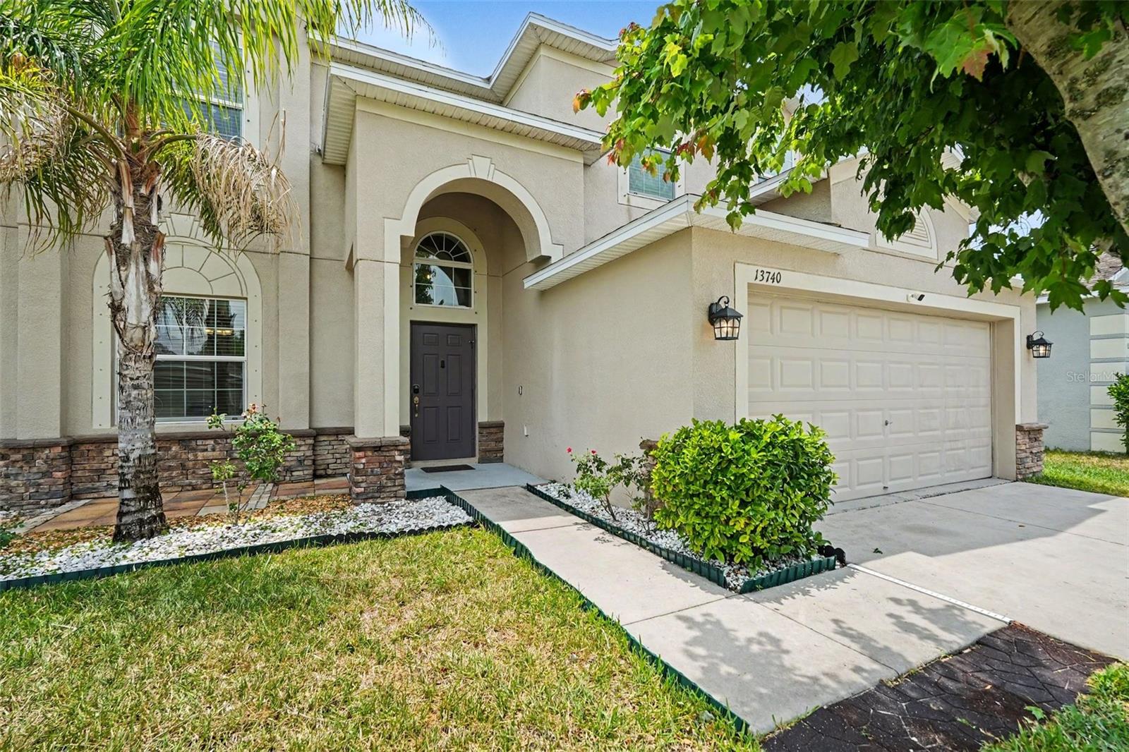 Welcome to this spacious and beautifully designed two-story home in the desirable Lakeside community, offering 6 bedrooms, 3 bathrooms, and a 2-car garage. The open-concept layout is perfect for everyday living and entertaining, featuring a kitchen with an island and eat-in dining space that overlooks the inviting great room. Upon entry, you’ll find an additional dining area or flex living space, providing extra room for gatherings or relaxation. The private primary suite features a full bathroom complete with a separate soaking tub and shower, creating the perfect retreat at the end of the day. Step outside to enjoy the screened-in porch, ideal for relaxing and enjoying Florida living year-round. Conveniently located approximately 10 minutes from Hudson Beach with easy access to the Suncoast Parkway, Little Road, and I-75, this home is also close to shopping, schools, hospitals, and endless recreational opportunities.  Discounted rate options and no lender fee future refinancing may be available for qualified buyers of this home.