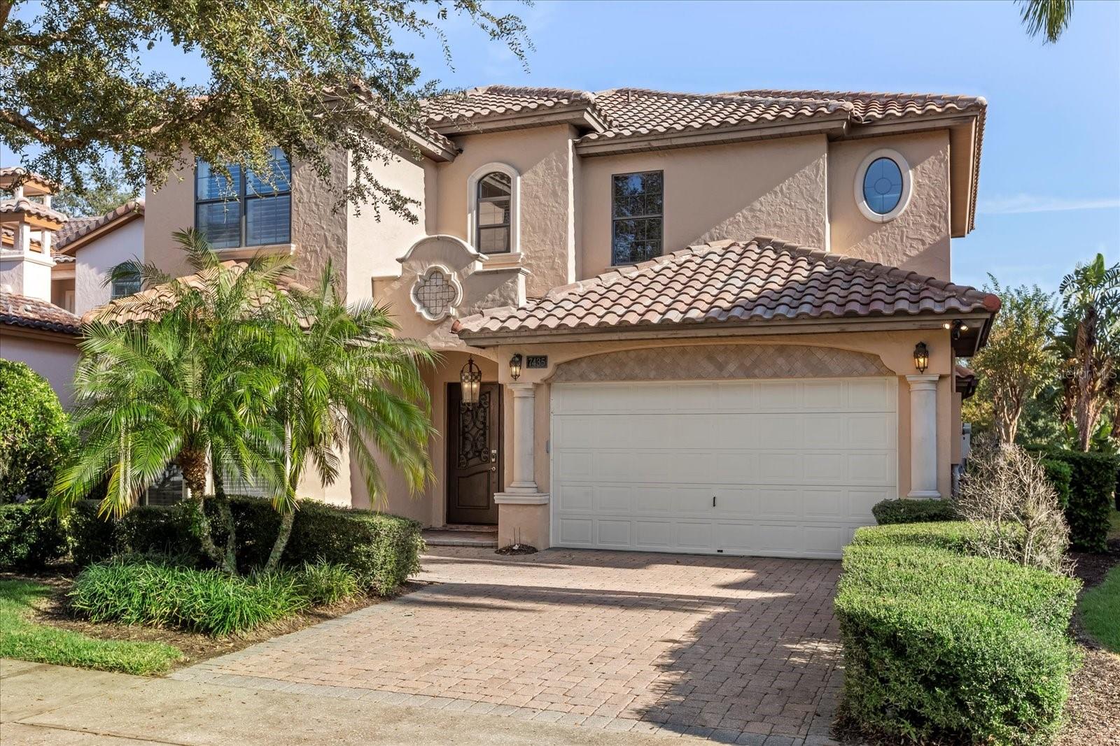 Under contract-accepting backup offers. **Active Reunion Club Membership** Welcome to the renowned guard gated, golf community of Reunion Resort! Positioned with frontage, and beautiful views of the Tom Watson Signature golf course, this 5 bed 4 bath home is the golfers paradise. As you enter the home you will immediately notice the mediterranean style, beauty of this home. Travertine tile, and scraped wood flooring cover the entire first level of this home, with Lvp wood flooring being added to the second floor. Making your way through the home, you you will notice the custom features throughout including built in bookshelves in several areas of the home, custom wood accents on the ceiling, and a chef's kitchen. Downstairs you will find a lounge area in the center of the home, complete with a pool table, and a formal dining room directly across from it, allowing ample space for you and family to gather and create memories together. The chef's kitchen is complete with custom appliances to match the cabinets, granite countertops, and a seating area in the kitchen, overlooking the beautiful golf views, and the oversized pool. As you make your way up stairs you will notice that there is a second living room area, designed as a comfortable place for family and friends to come together and hangout, or watch a movie. Two theme rooms have been added to the home, giving a fun, safe area for the little ones to enjoy themselves, and make forever memories. This home is a true turnkey rental property, with bookings already in place that will convey to you at closing. Reunion Resort is a luxury resort, that also allows short term rental, and is a top choice for visitors of all ages, Reunion features 12 Pools In The Community, Including a multimillion dollar water park, Complete with a lazy river, splash park for the little ones, tiki bar, & Water Slides, 3 championship golf courses, 5 restaurants, tennis/pickleball courts, putt putt golf, and many more amenities, making Reunion truly a city within gates. This home is turnkey, and has so much more to appreciate, that you will have to see in person to appreciate. It is now your turn to call Reunion Resort your new home.