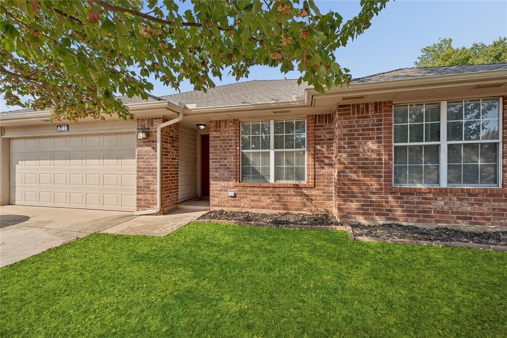 Welcome home to this well-maintained 4-bedroom, 2-full-bath home offering comfortable living spaces, thoughtful updates, and a functional floor plan. The spacious living area features durable LVP flooring, abundant natural light, and a seamless connection to the dining area and kitchen. The kitchen offers ample cabinet and counter space, a pantry, built-in microwave, dishwasher, and refrigerator, making it both practical and inviting for everyday living. The primary suite includes a private bath and generous walk-in closet, while three additional bedrooms provide flexibility for family, guests, an office, or other needs.Step outside to enjoy the covered patio and fenced backyard, offering a private space for relaxing or entertaining. The home also features a 2-car attached garage and is total electric. Major updates provide added peace of mind, including a new heat pump installed in 2026 and a roof replaced in May 2023. The washer and dryer will remain with the property, providing added convenience for the new owners.With four bedrooms, two full bathrooms, a 2-car garage, functional living spaces, and significant recent mechanical and roofing updates, this home is ready for its next owner.